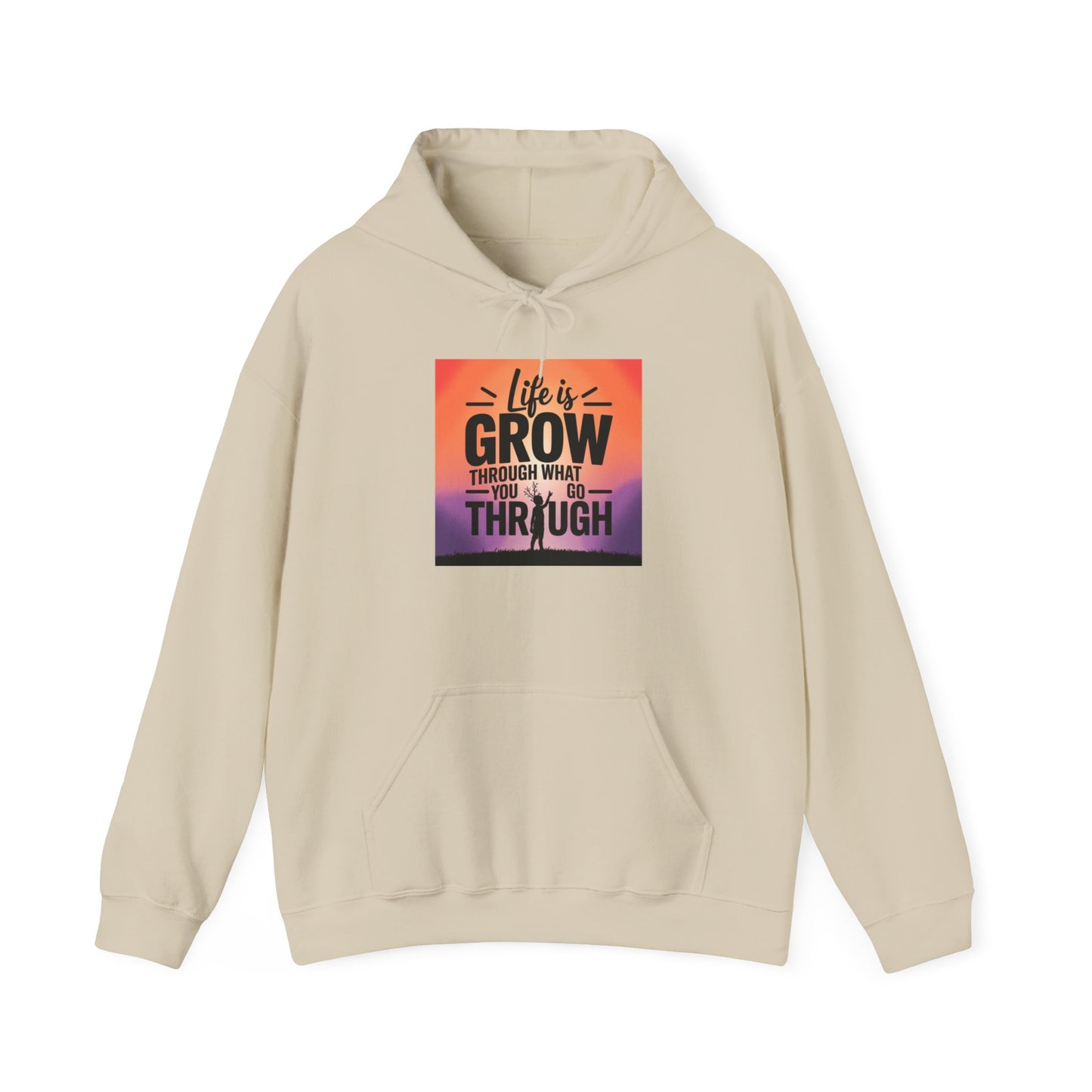 Growth Mindset Hoodie Hooded Sweatshirt Gildan 18500