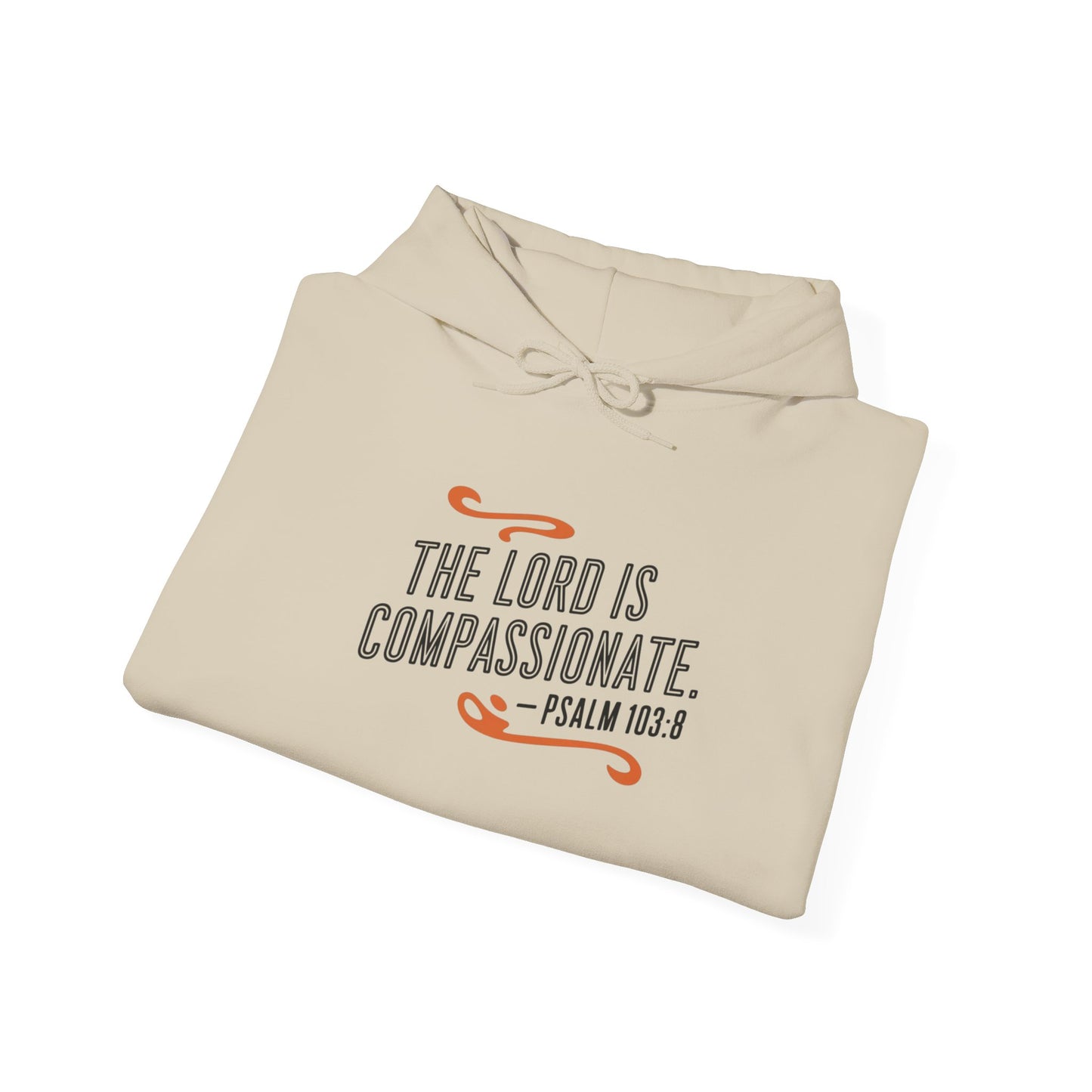 The LORD Is Compassionate  Unisex Heavy Blend™ Hooded Sweatshirt