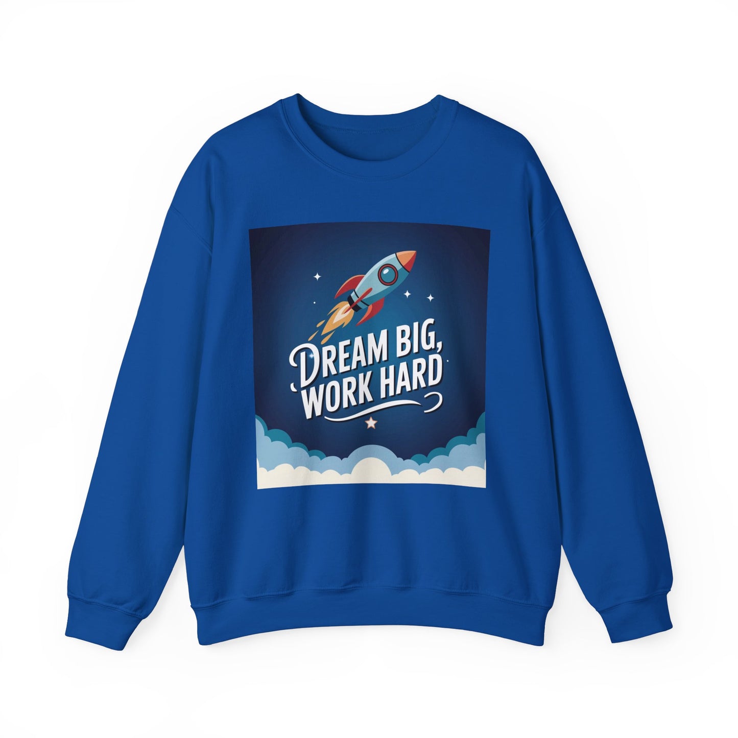 Dream Big Work Hard Unisex Heavy Blend™ Crewneck Sweatshirt Gildan 18000