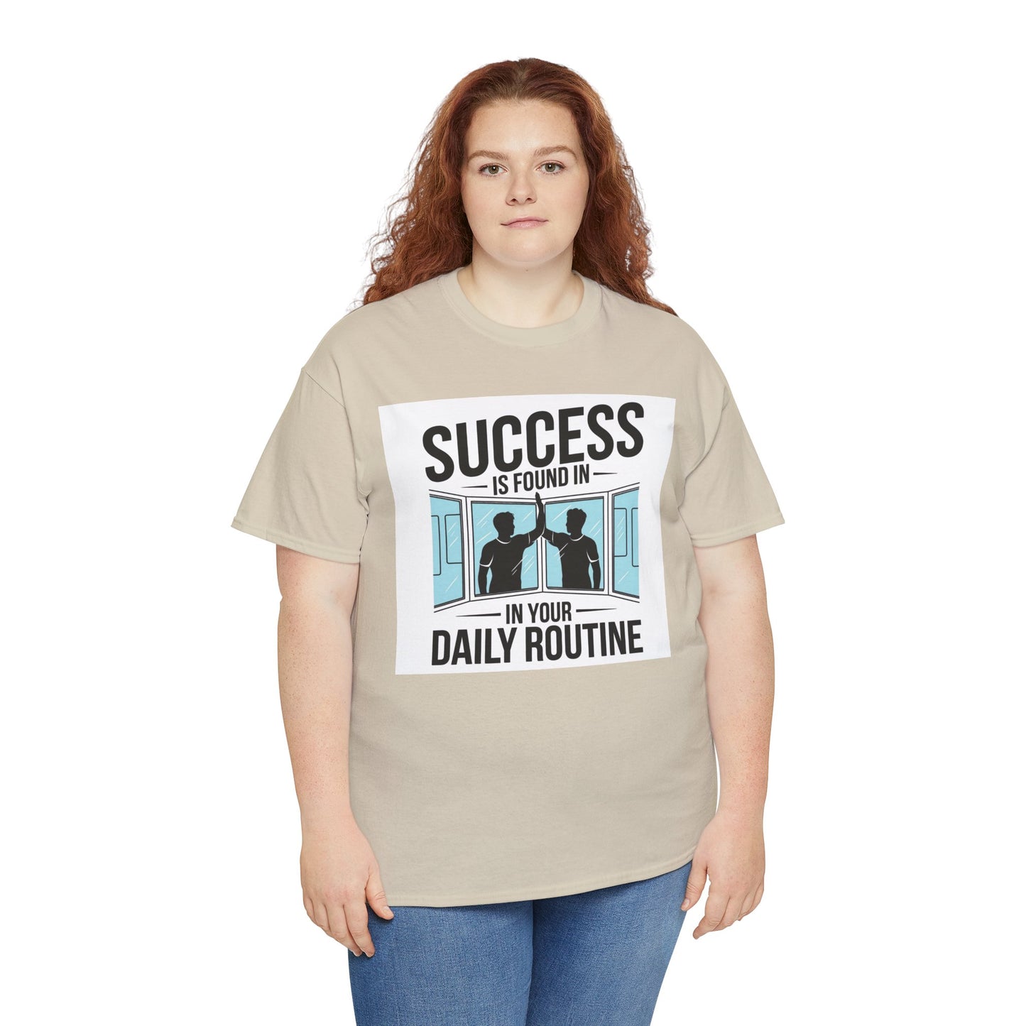 Success Is Found In Your Daily Routine Unisex Heavy Cotton Tee