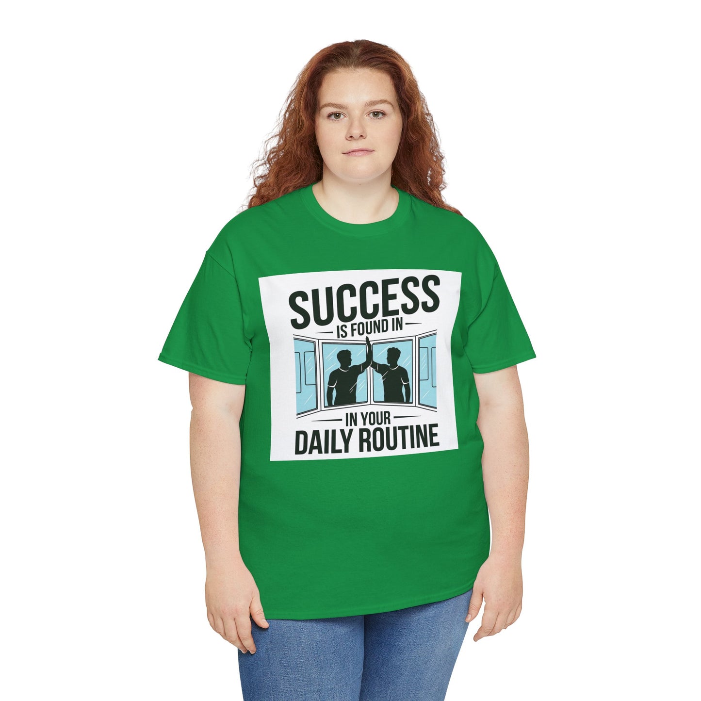 Success Is Found In Your Daily Routine Unisex Heavy Cotton Tee