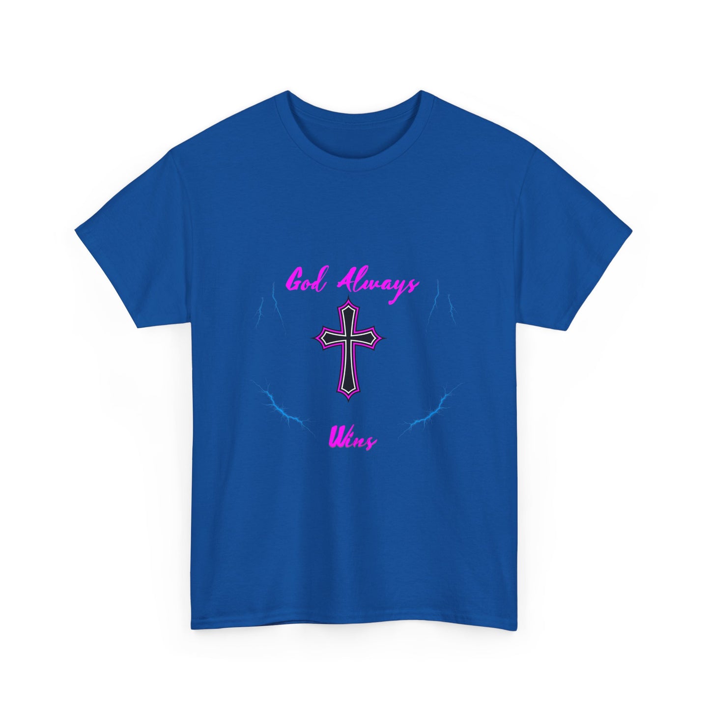 GOD always Wins Unisex Heavy Cotton Tee