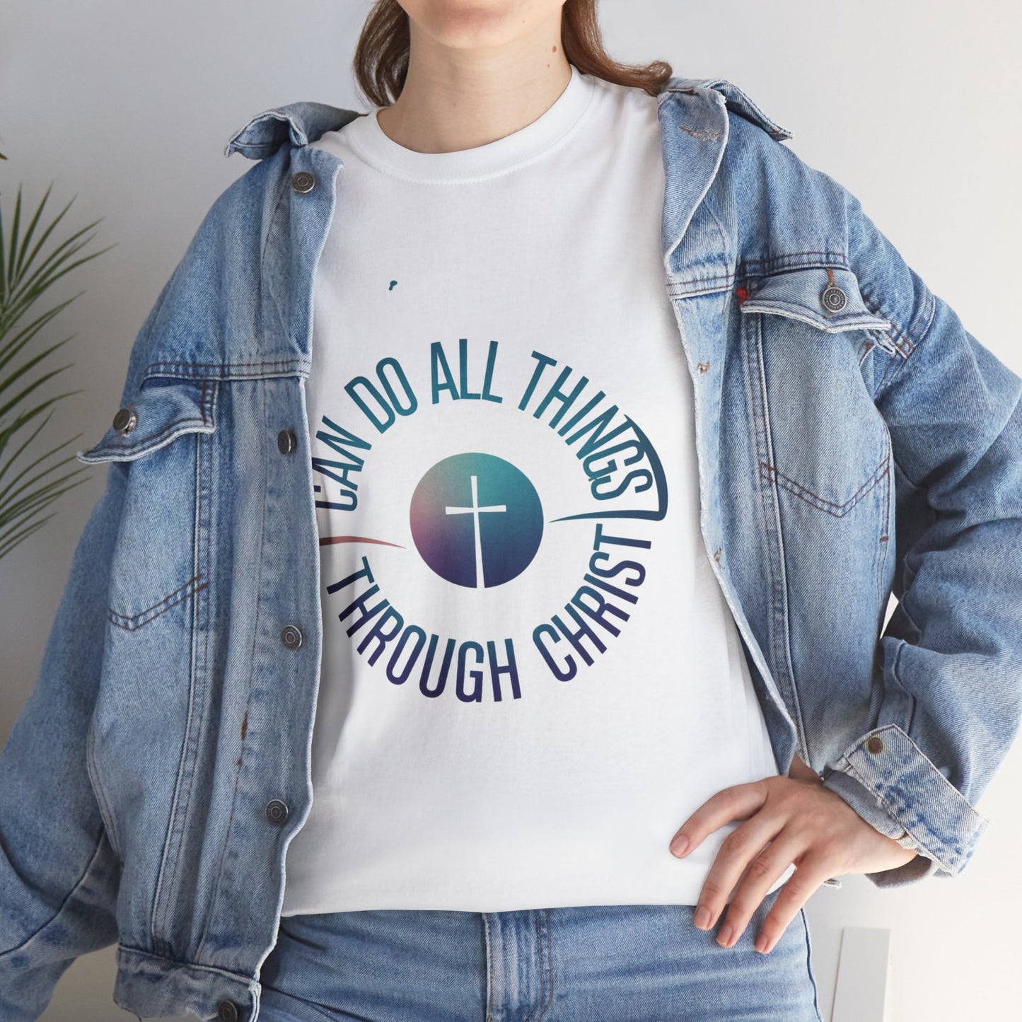 I Can Do All Things through Christ Unisex Heavy Cotton Tee