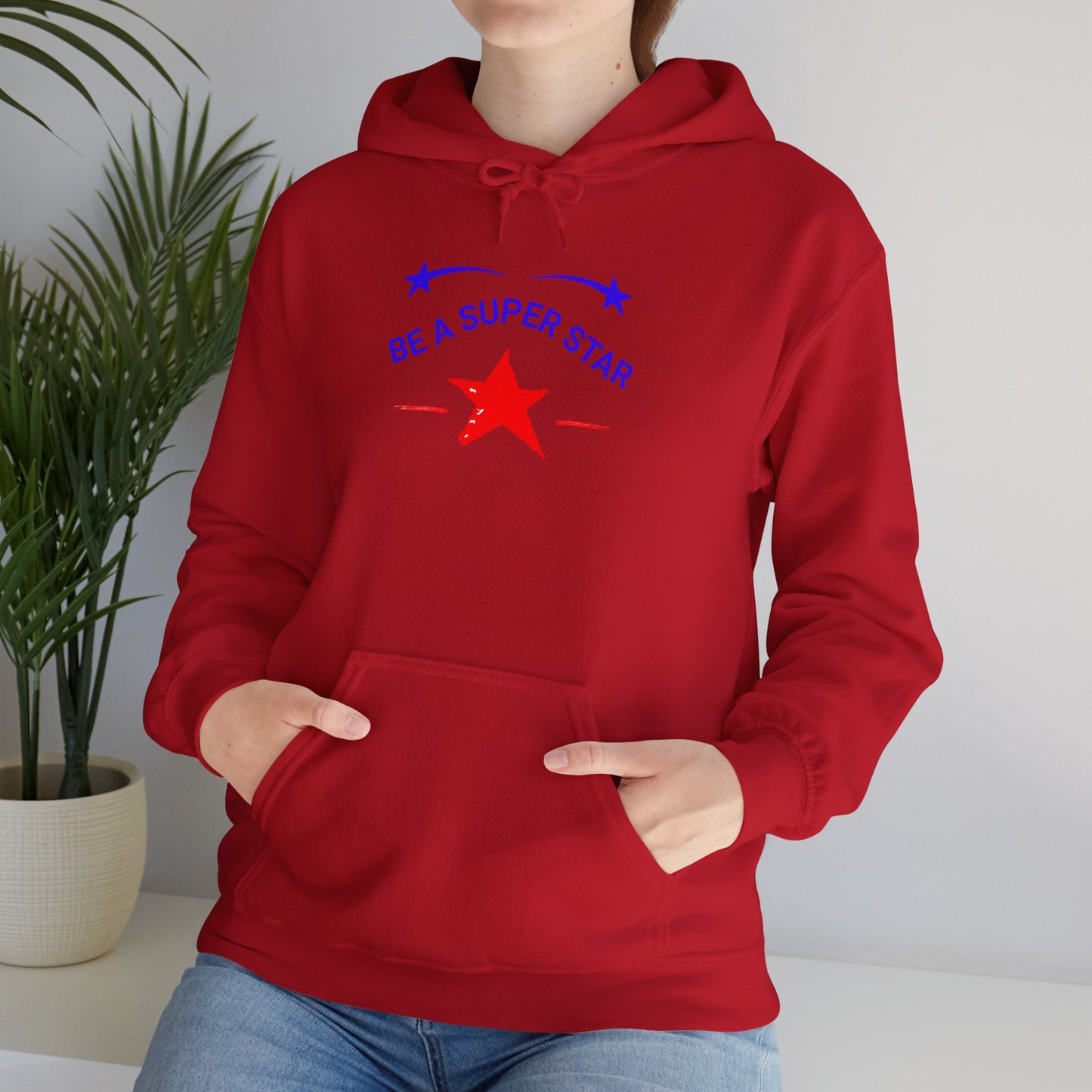 Super Star Hoodie Hooded Sweatshirt Gildan 18500