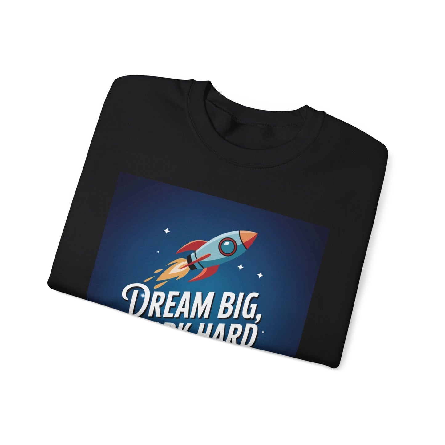 Dream Big Work Hard Unisex Heavy Blend™ Crewneck Sweatshirt Gildan 18000