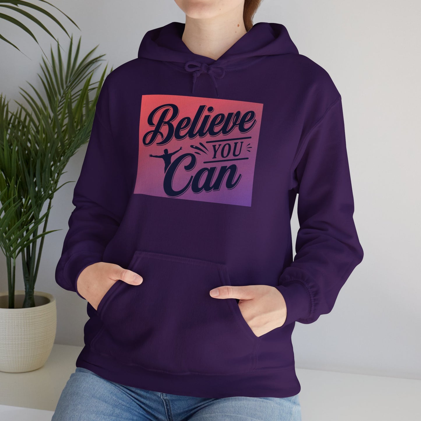 Believe You Can Unisex Heavy Blend™ Hooded Sweatshirt