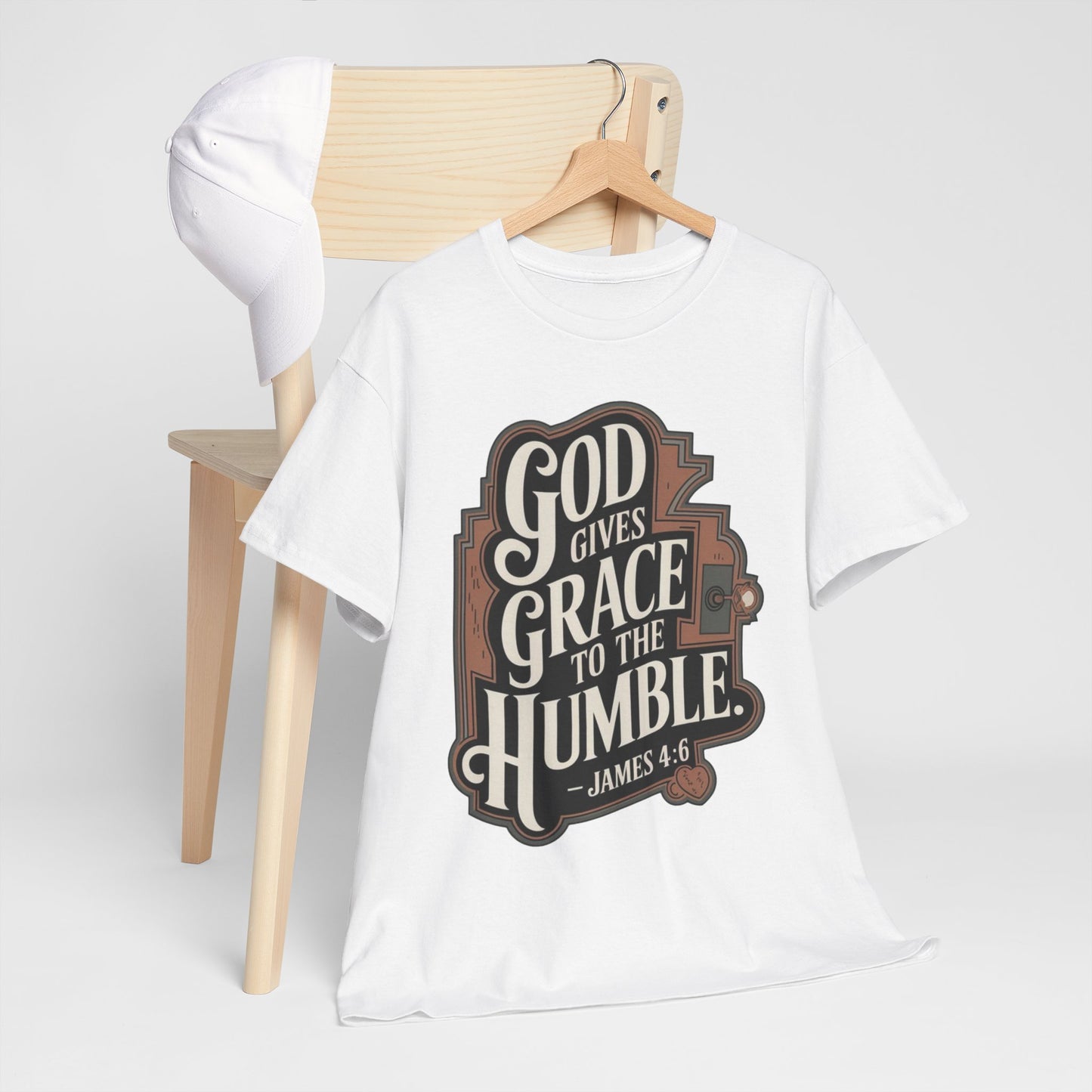 GOD Gives Grace To The Humble Unisex Heavy Cotton Tee