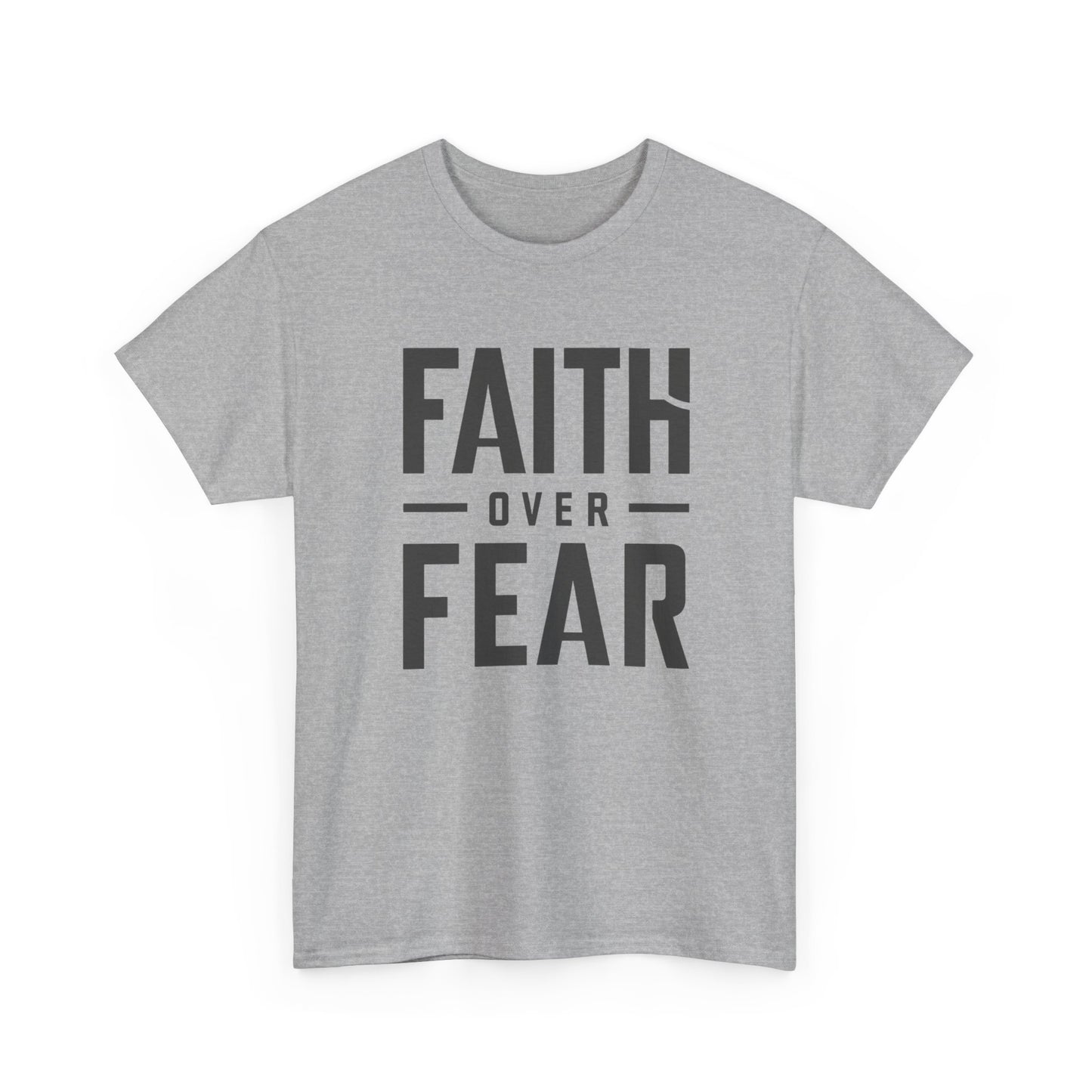 Faith Over Fear Unisex Heavy Cotton Tee