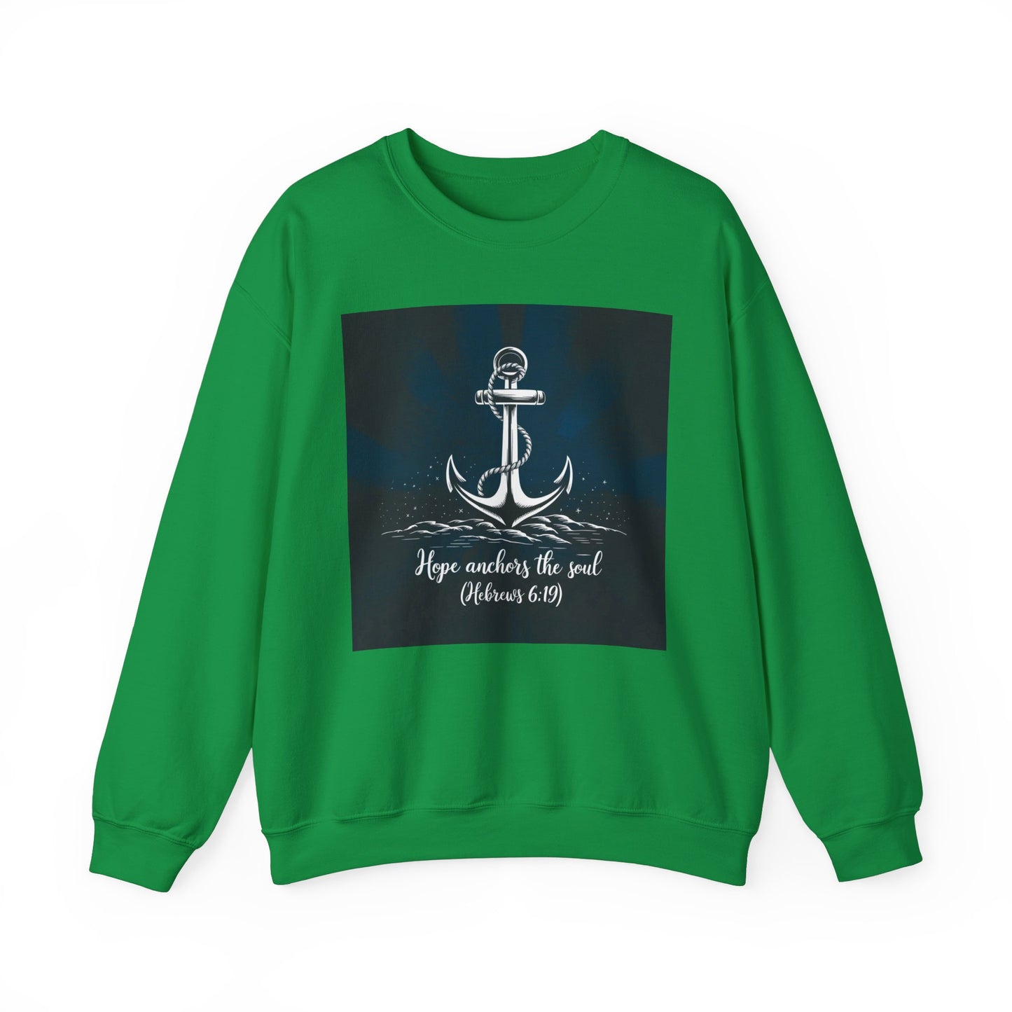 Hope Anchors The Soul  Unisex Heavy Blend™ Crewneck Sweatshirt