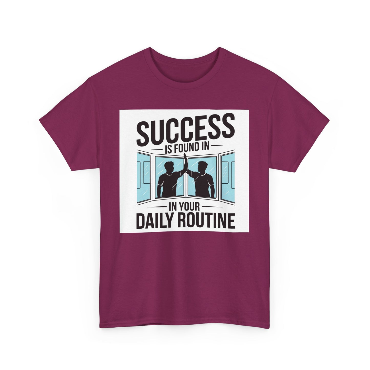 Success Is Found In Your Daily Routine Unisex Heavy Cotton Tee