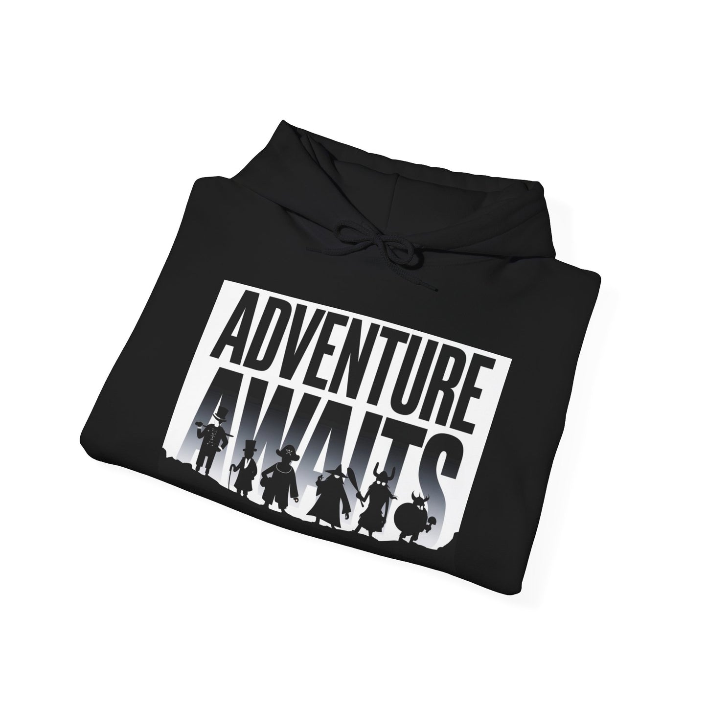 Adventure Awaits Unisex Heavy Blend™ Hoodie, Hooded Sweatshirt