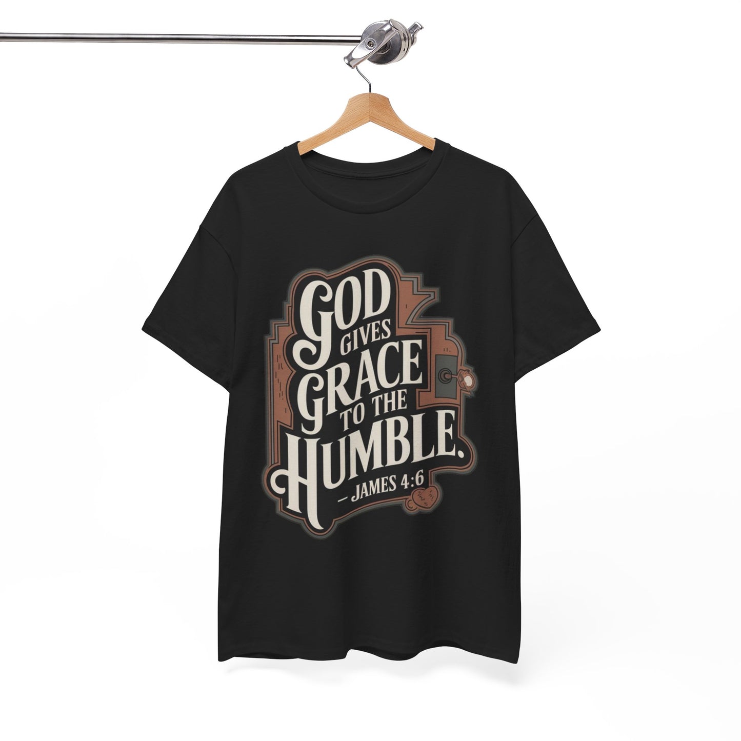 GOD Gives Grace To The Humble Unisex Heavy Cotton Tee