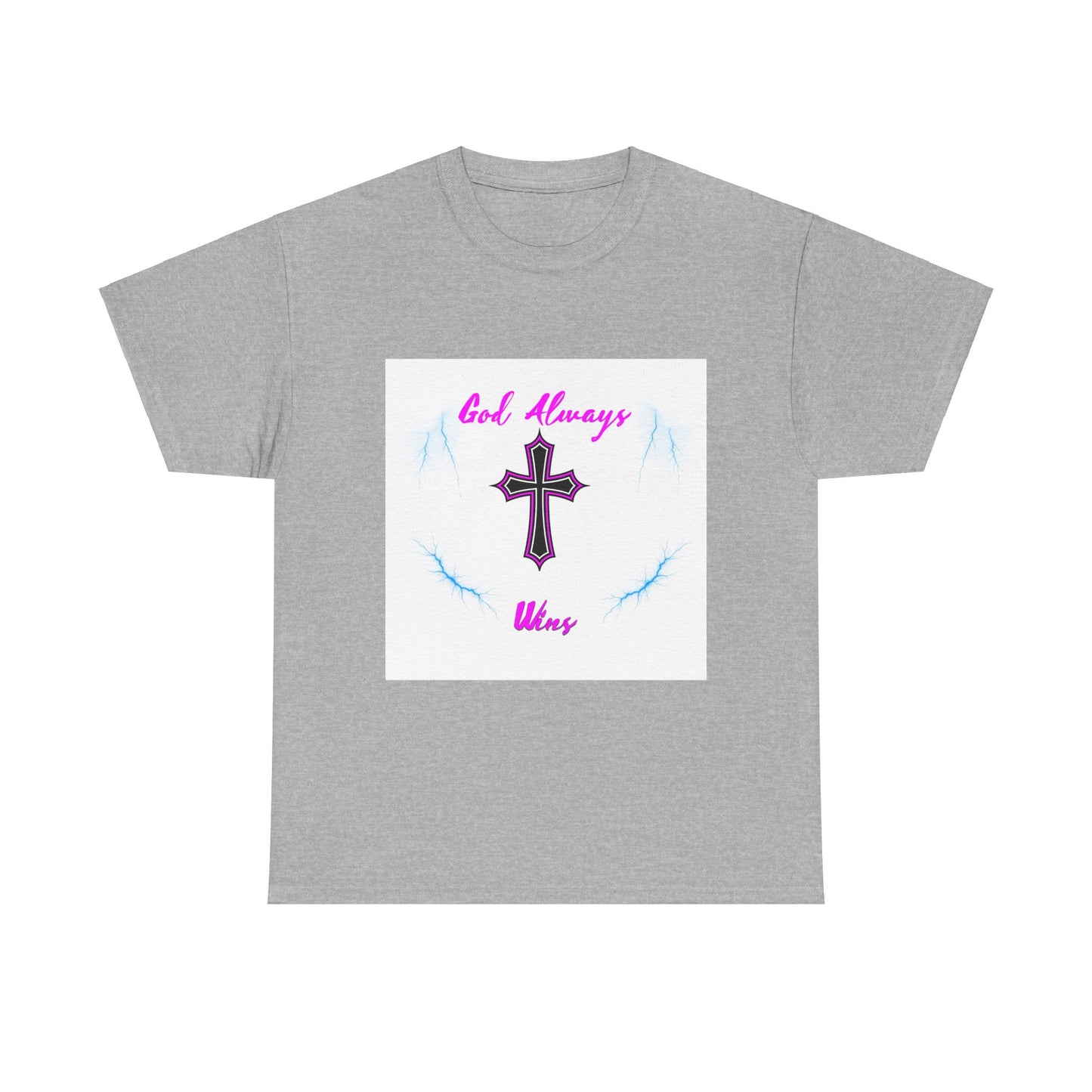 GOD Always Wins Unisex Heavy Cotton Tee