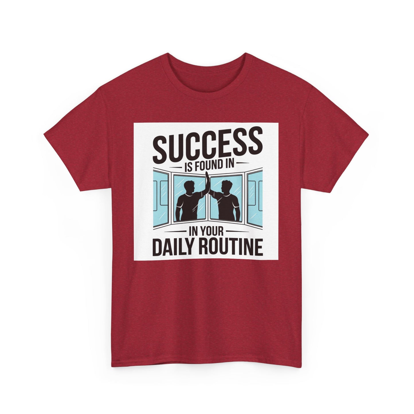 Success Is Found In Your Daily Routine Unisex Heavy Cotton Tee