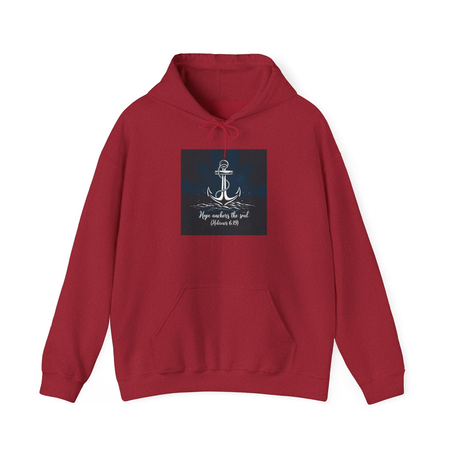 Hope Anchors The Soul  Unisex Heavy Blend™ Hooded Sweatshirt