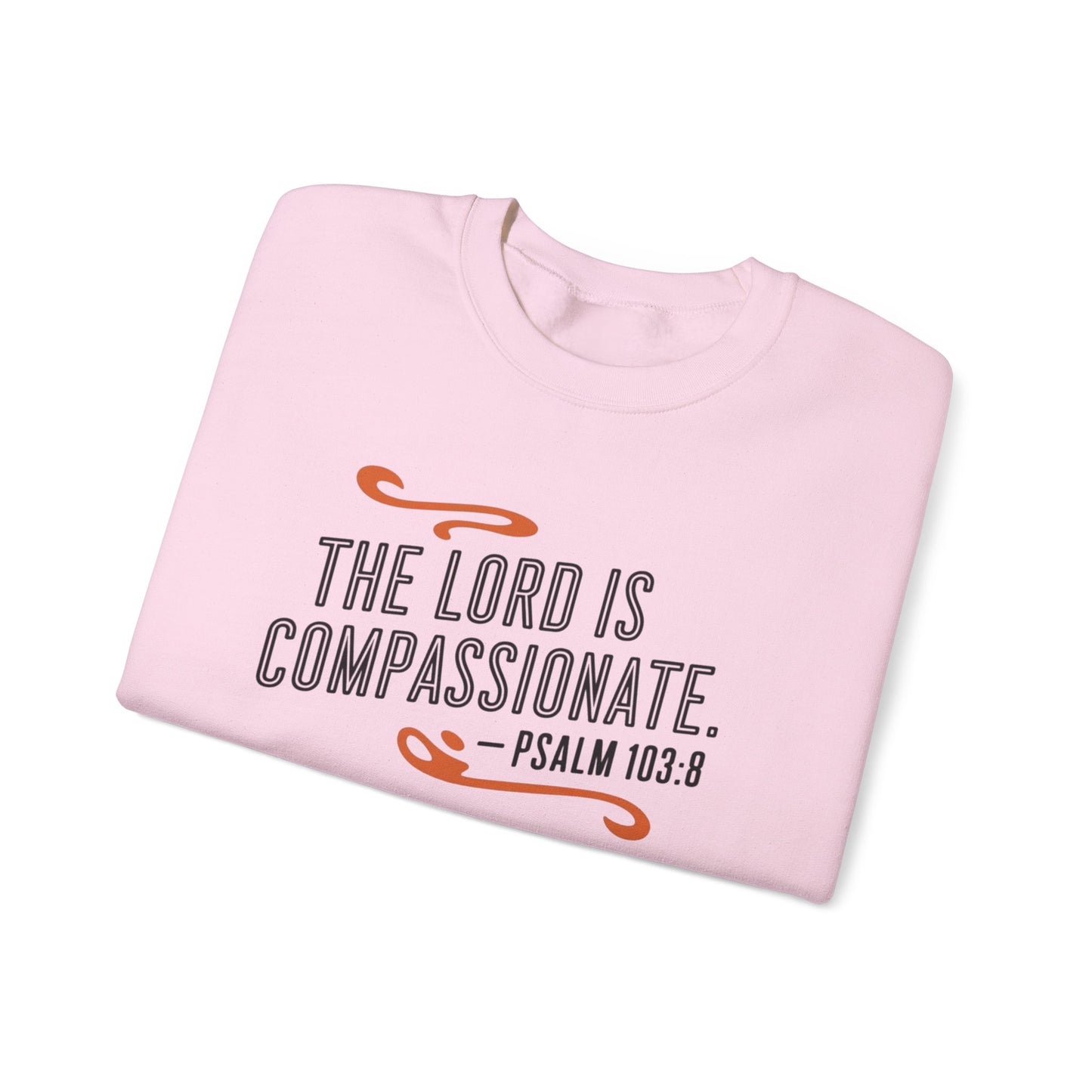 The LORD Is Compassionate Unisex Heavy Blend™ Crewneck Sweatshirt