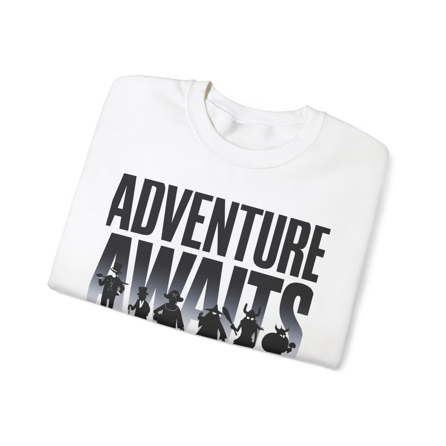 Adventure Awaits Sweatshirt Gildan 18000