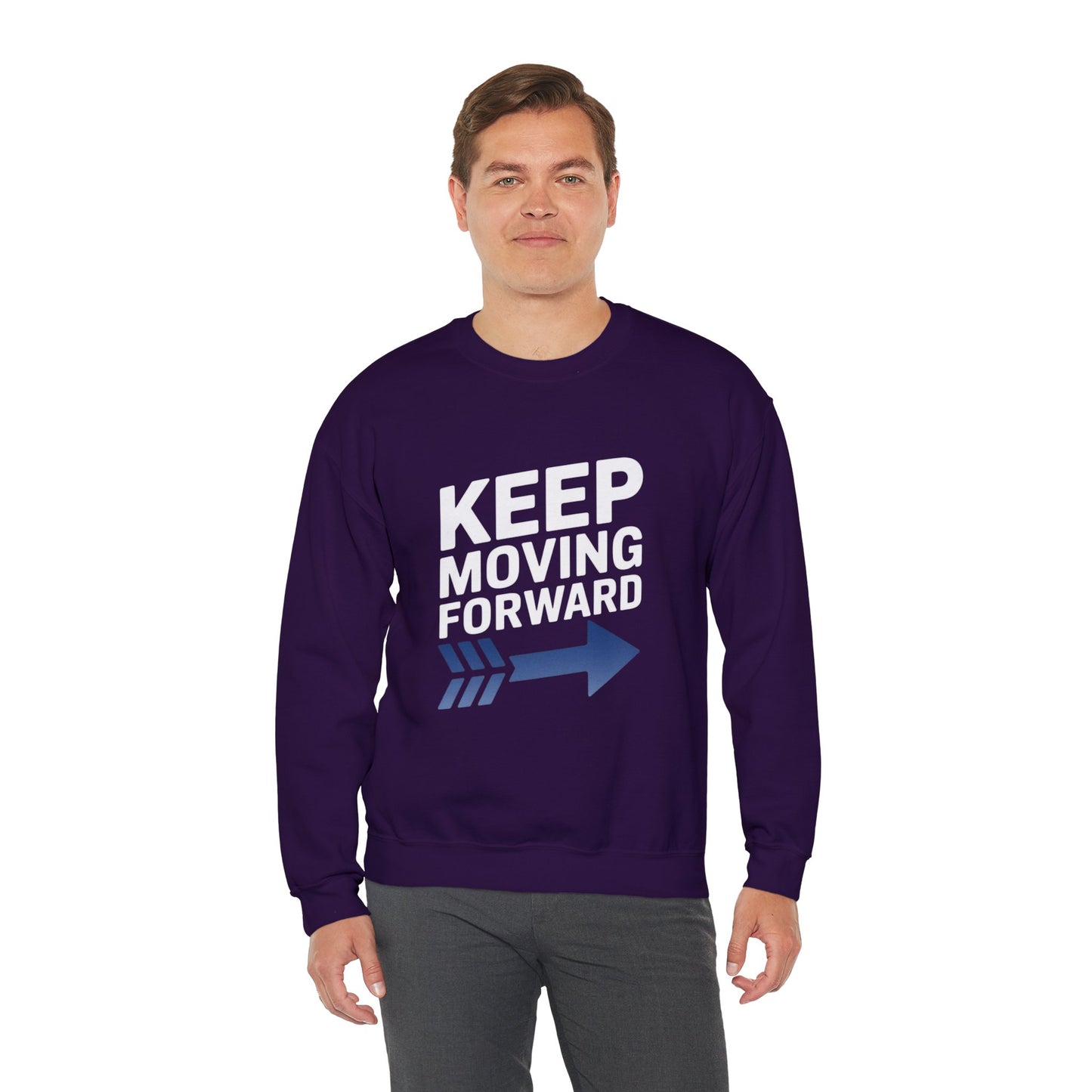 Keep Moving Forward Unisex Heavy Blend™ Crewneck Sweatshirt Gildan 18000