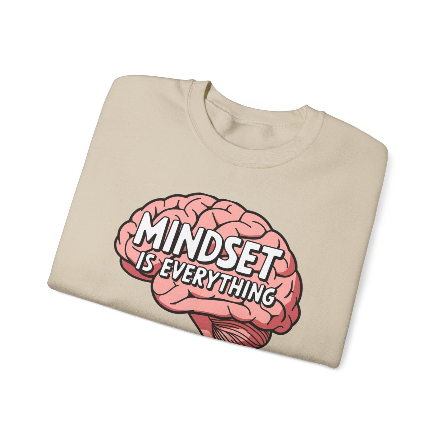 Mind Set Is Everything Unisex Heavy Blend™ Crewneck Sweatshirt Gildan 18000