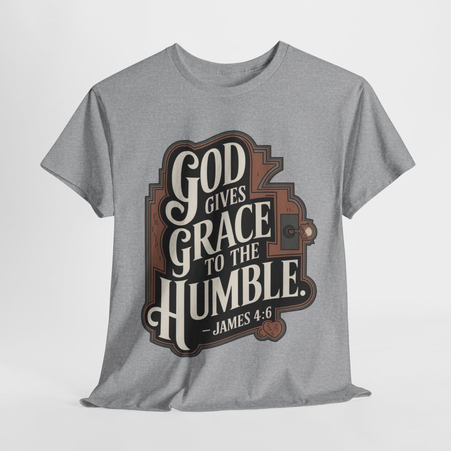 GOD Gives Grace To The Humble Unisex Heavy Cotton Tee