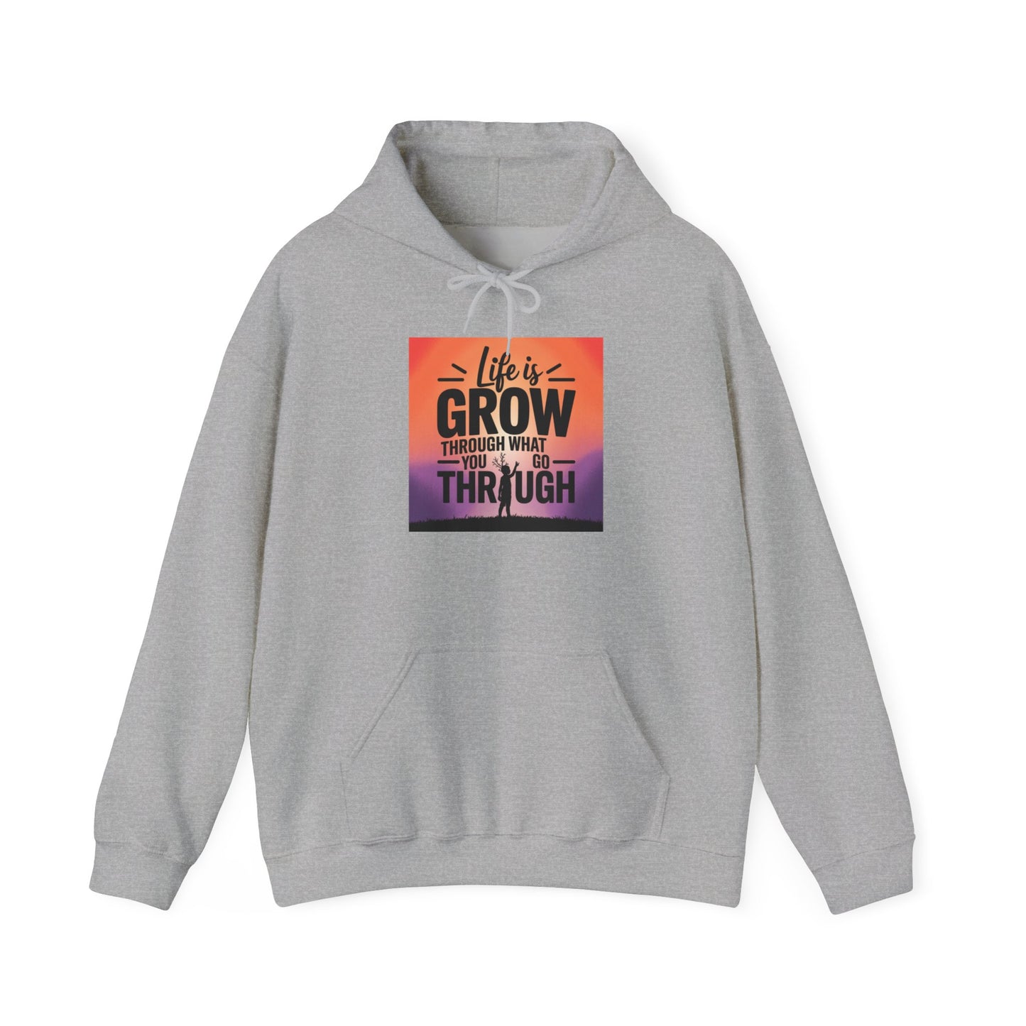 Growth Mindset Hoodie Hooded Sweatshirt Gildan 18500