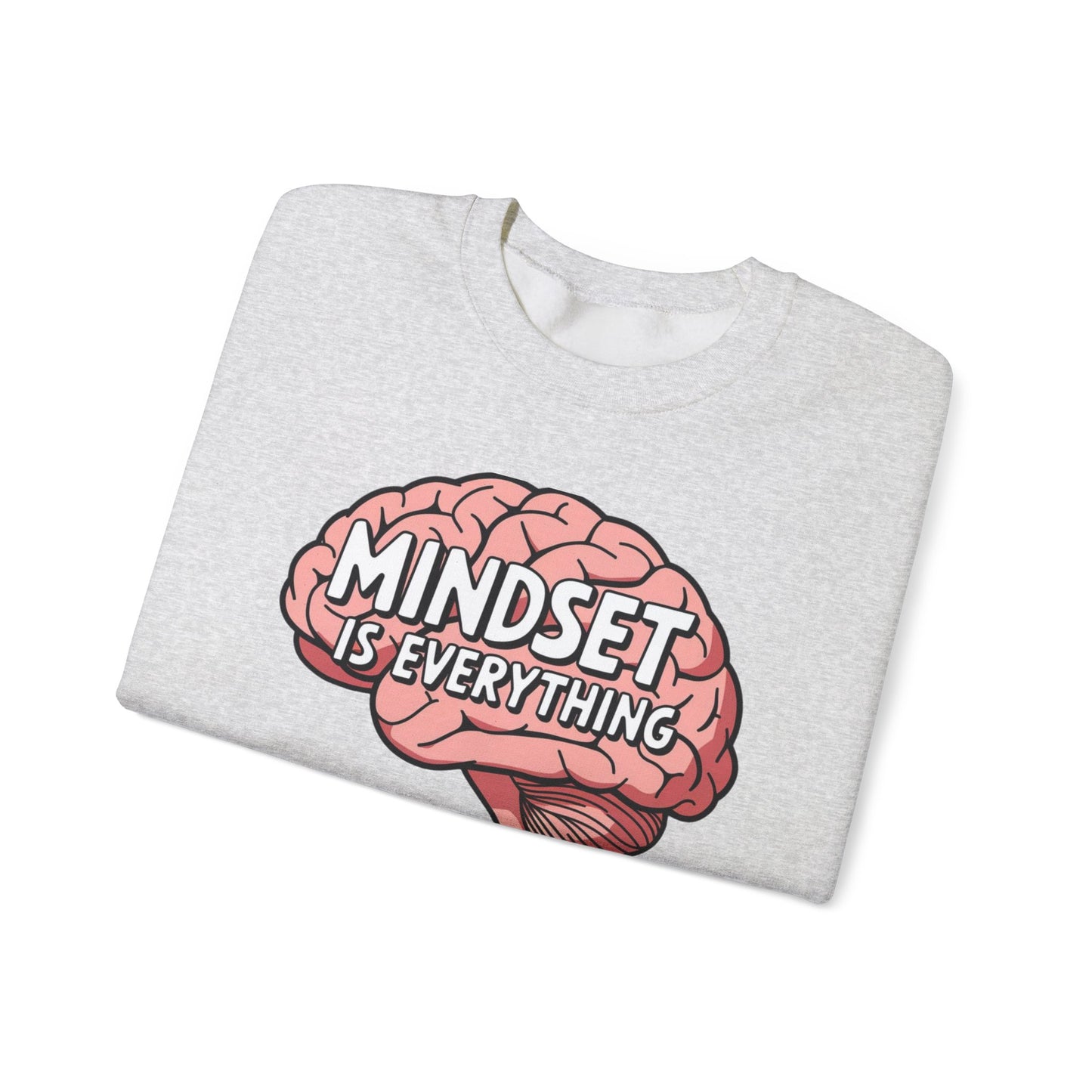 Mind Set Is Everything Unisex Heavy Blend™ Crewneck Sweatshirt Gildan 18000