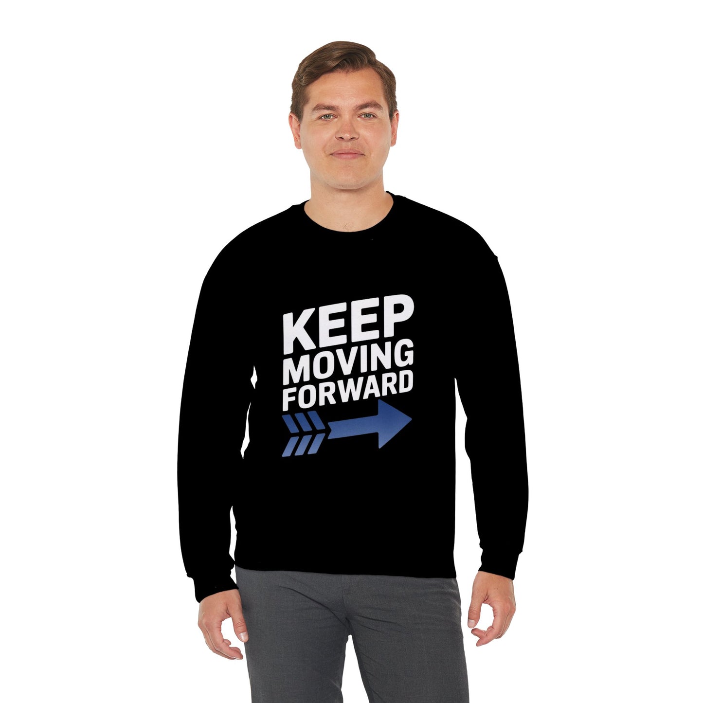 Keep Moving Forward Unisex Heavy Blend™ Crewneck Sweatshirt Gildan 18000