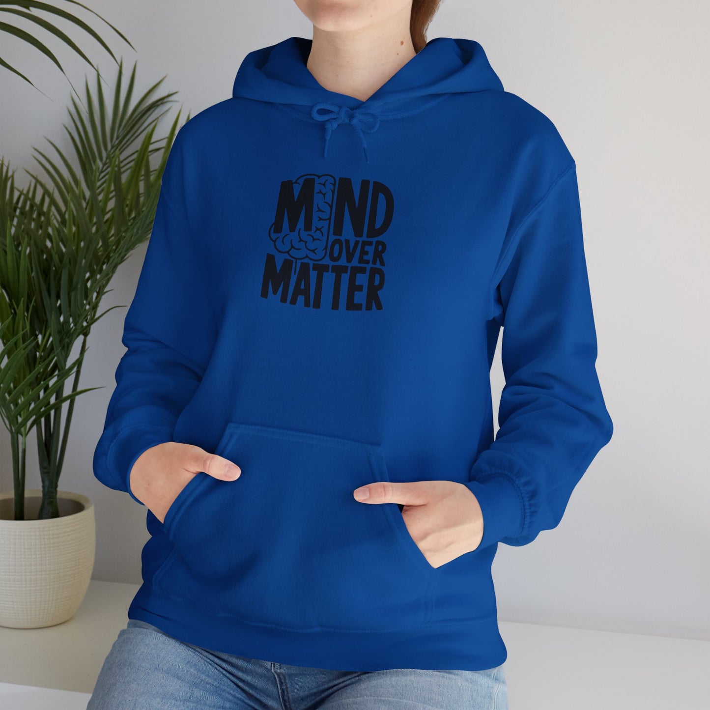 Mind Over Matter Hoodie Hooded Sweatshirt Gildan 18500