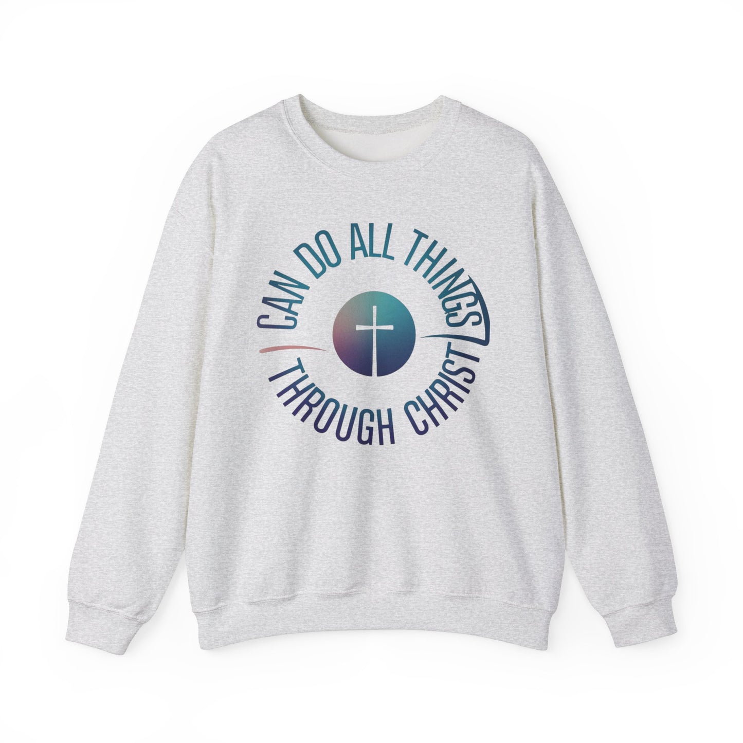 I Can Do All Things Through CHRIST Unisex Heavy Blend™ Crewneck Sweatshirt