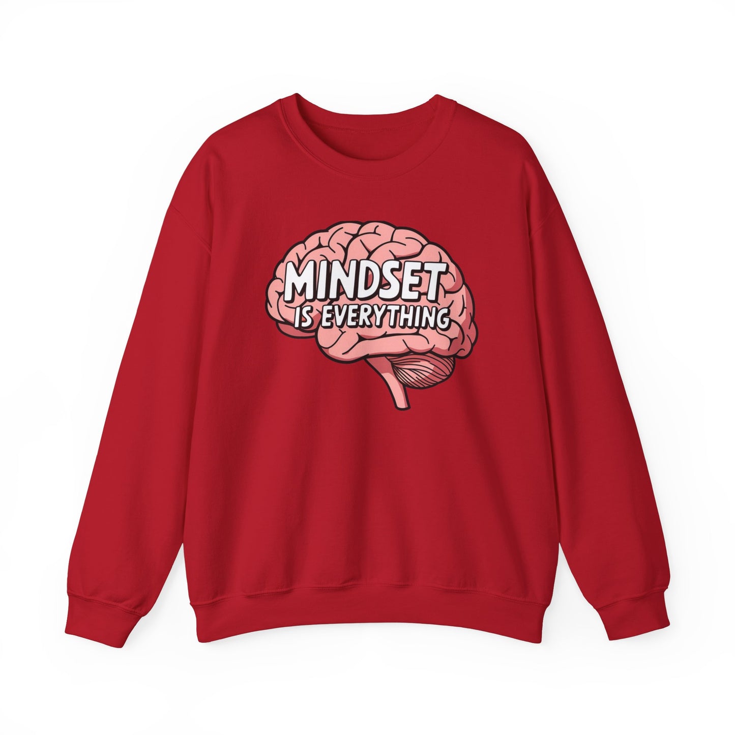 Mind Set Is Everything Unisex Heavy Blend™ Crewneck Sweatshirt Gildan 18000