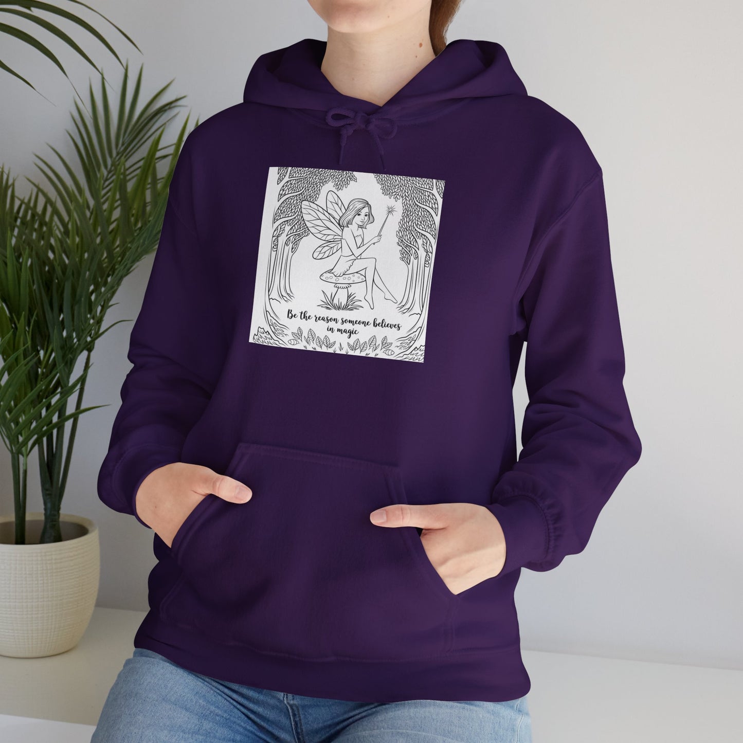 Be The Reason Someone Believes In Magic Believer Hoodie Gildan 18500