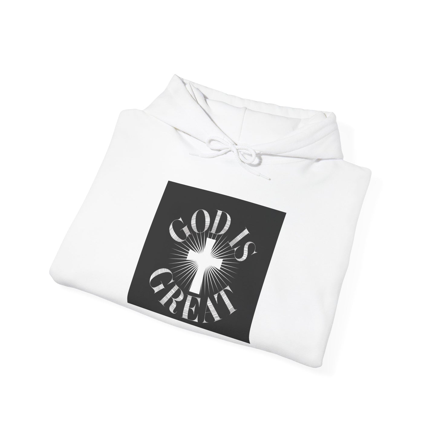 GOD is Great Cross Always Wins Hooded Sweatshirt