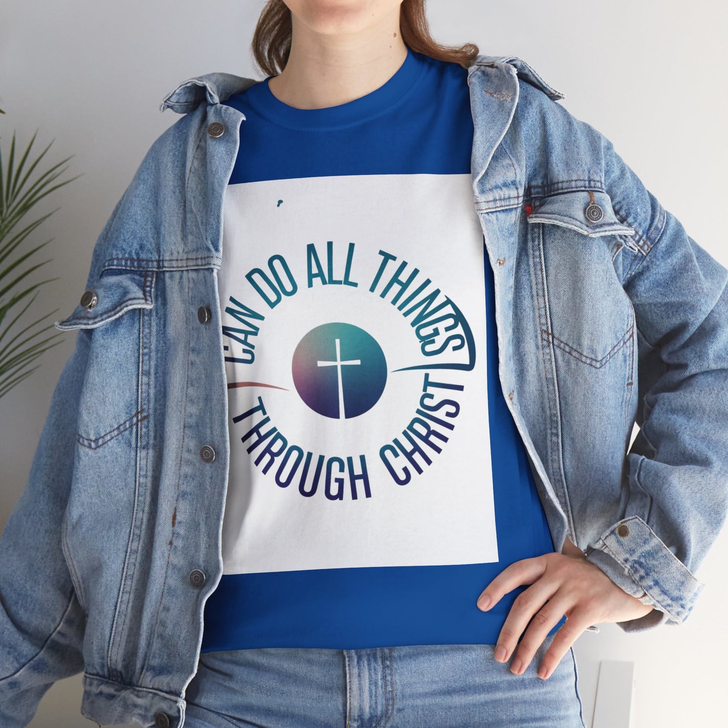 I Can Do All Things through Christ Unisex Heavy Cotton Tee