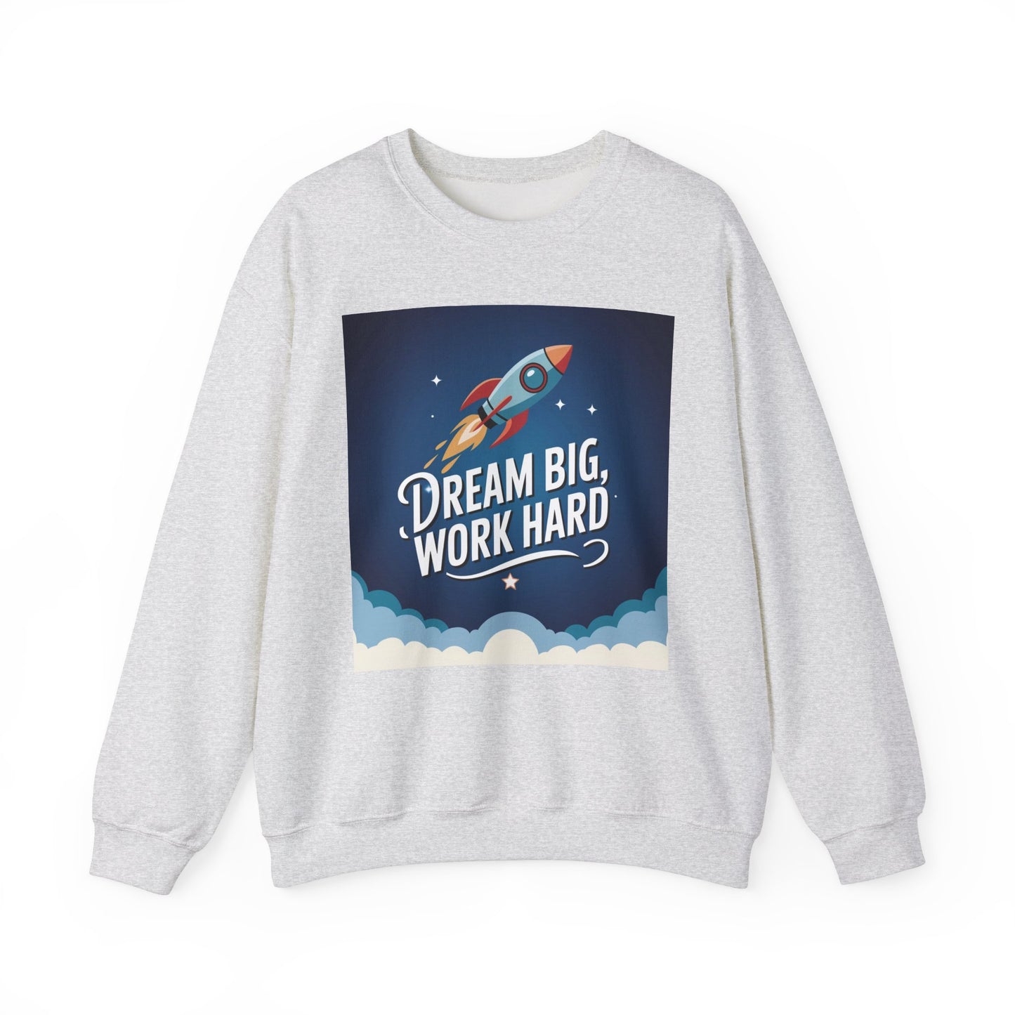 Dream Big Work Hard Unisex Heavy Blend™ Crewneck Sweatshirt Gildan 18000