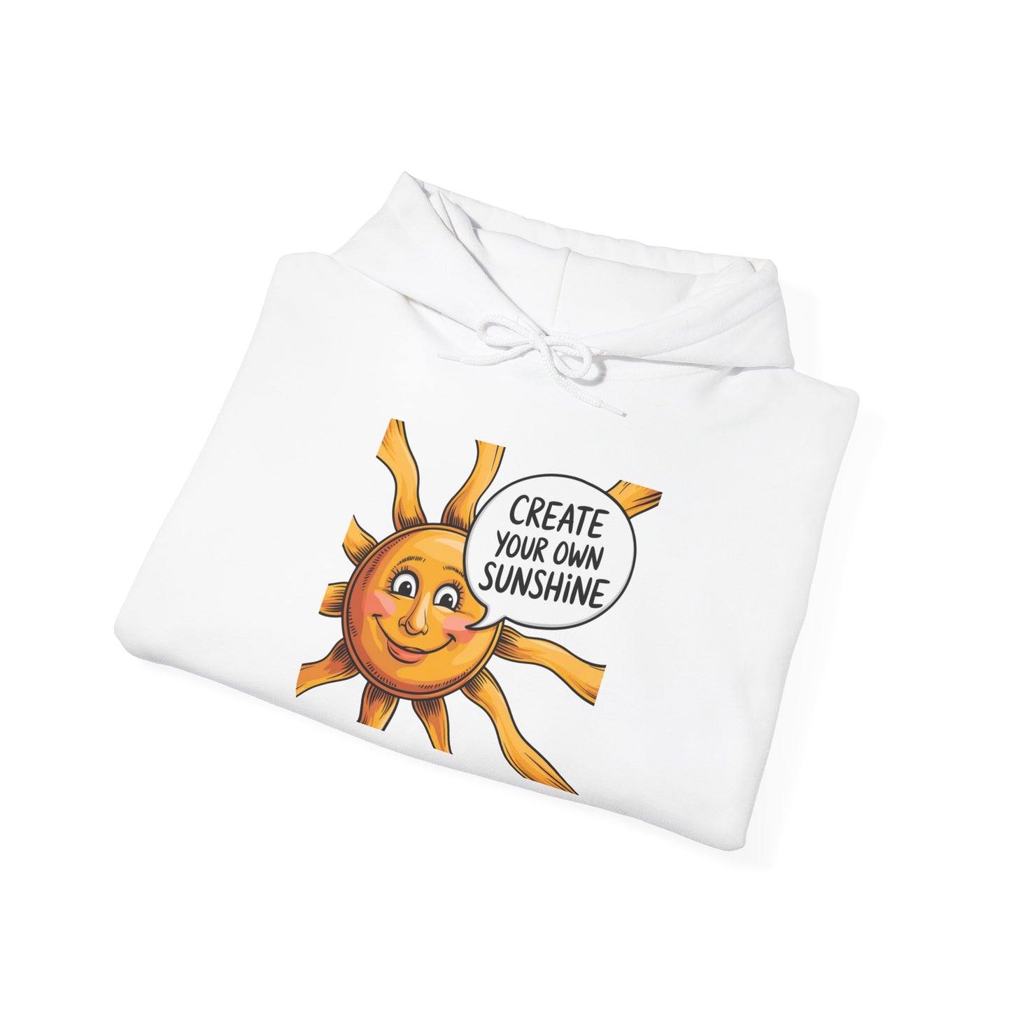 Create Your Own Sunshine Routine Hoodie, Hooded Sweatshirt