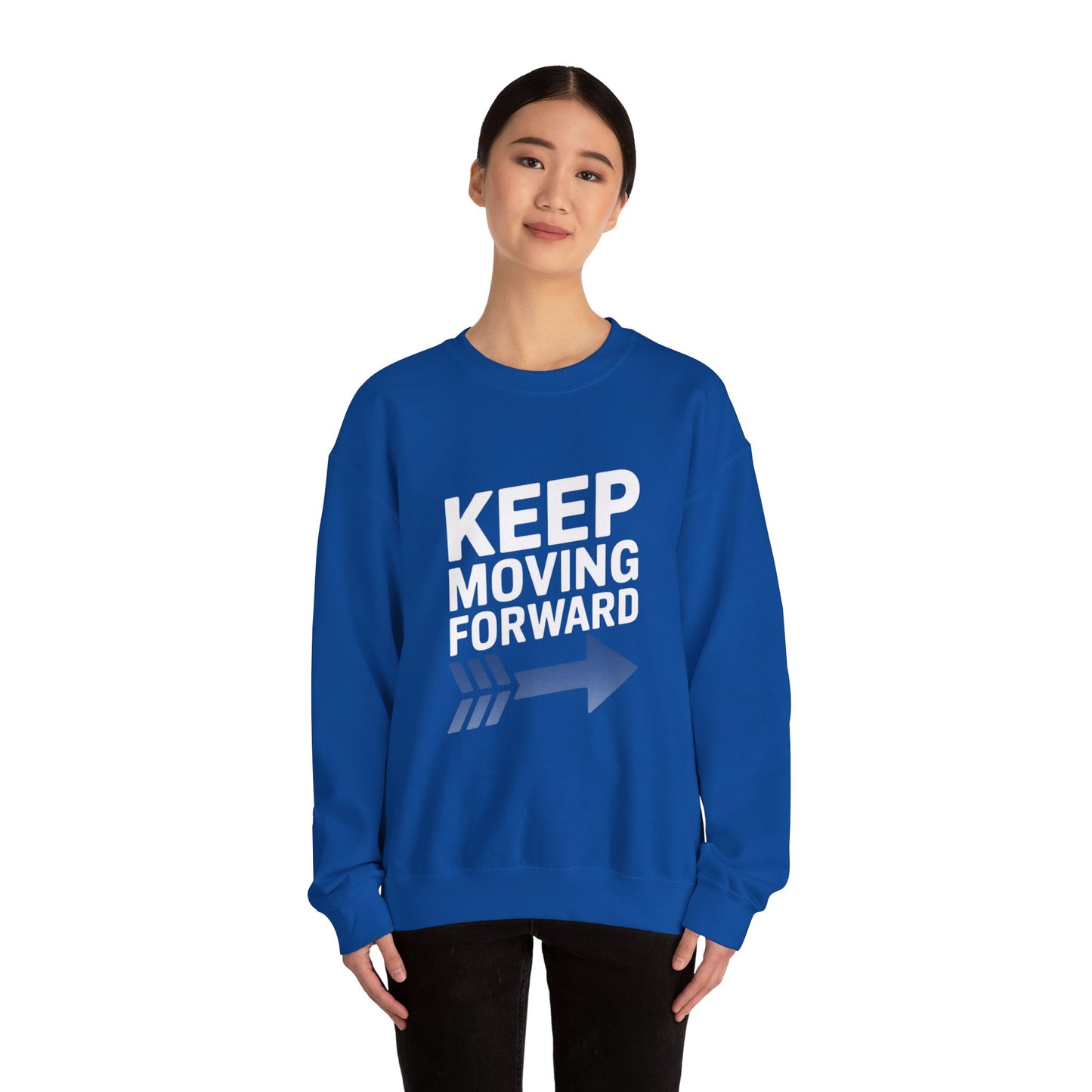 Keep Moving Forward Unisex Heavy Blend™ Crewneck Sweatshirt Gildan 18000