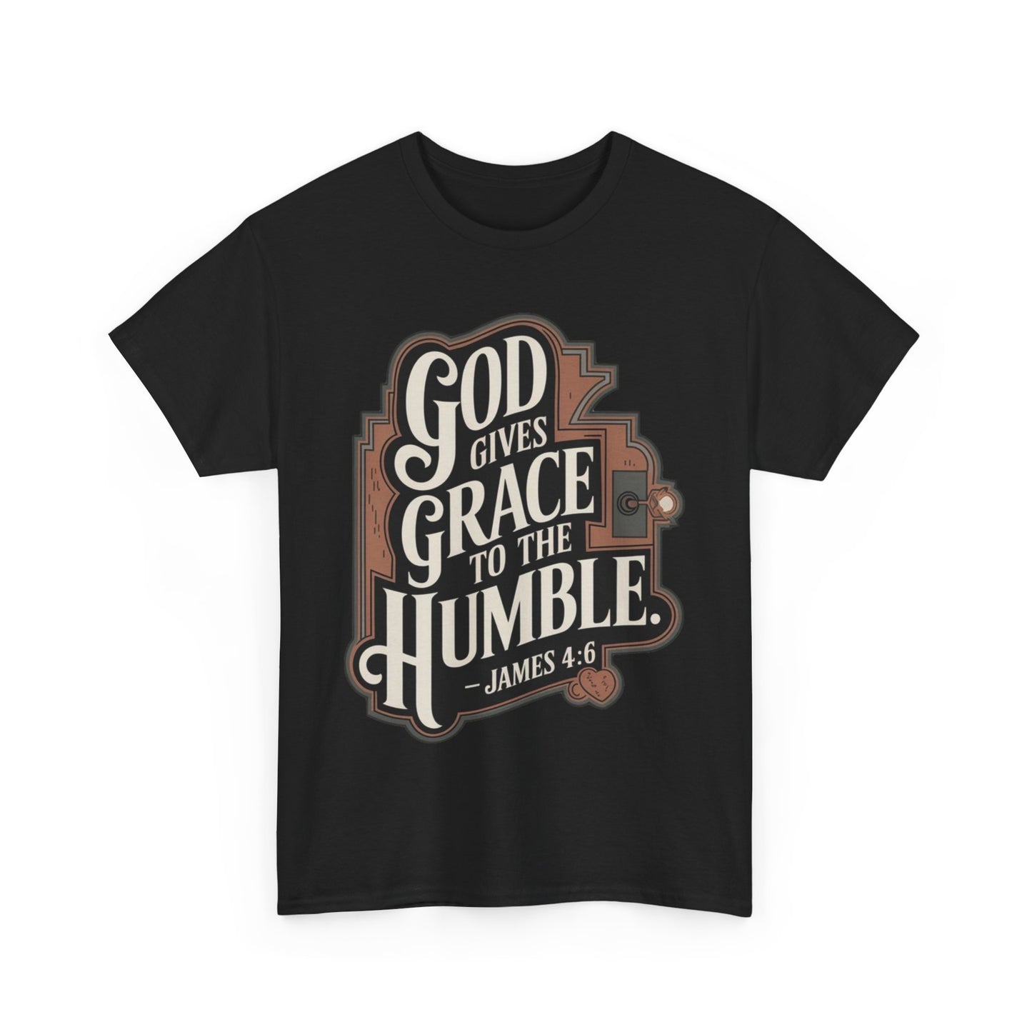 GOD Gives Grace To The Humble Unisex Heavy Cotton Tee