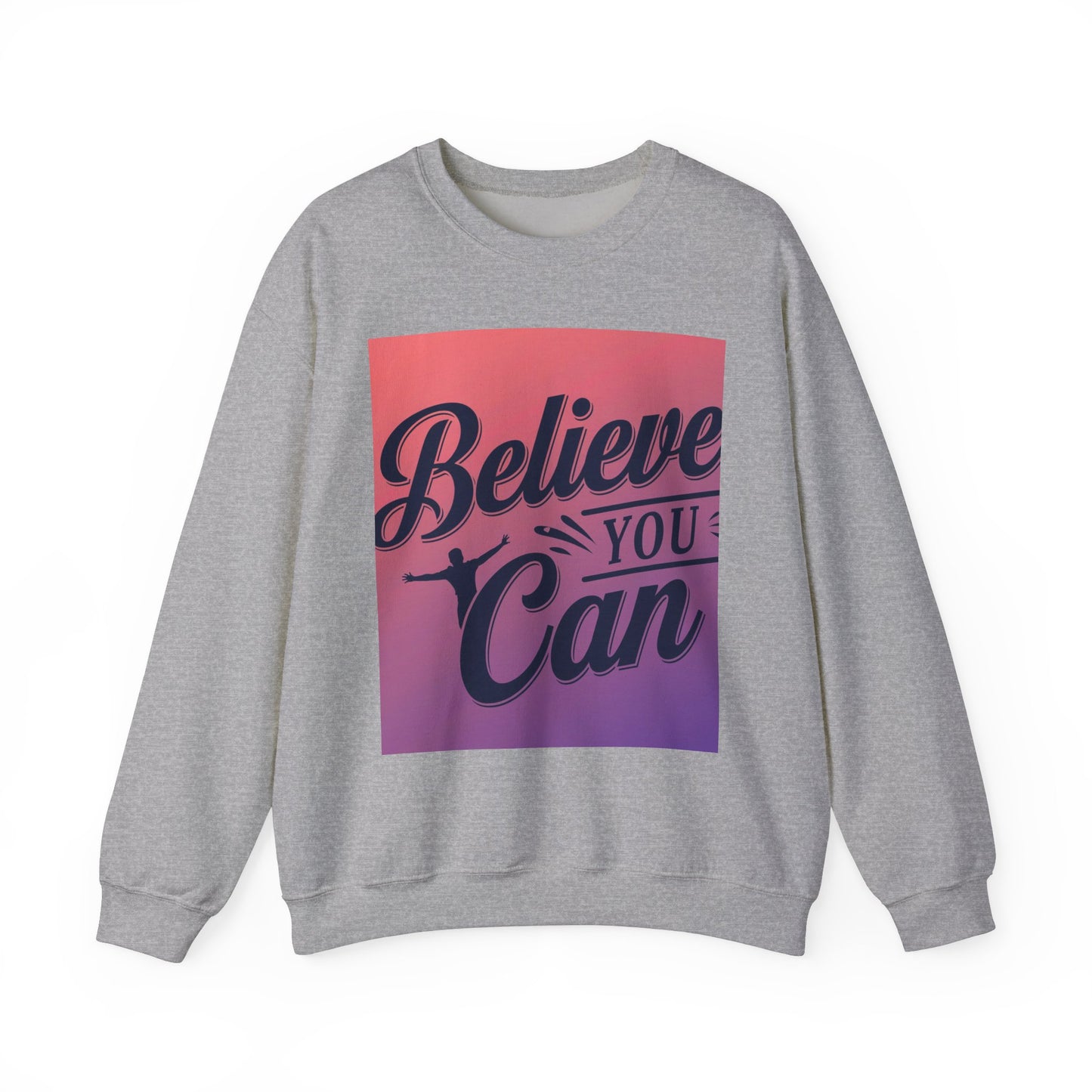 Believe You Can Unisex Heavy Blend™ Crewneck Sweatshirt Gildan 18000