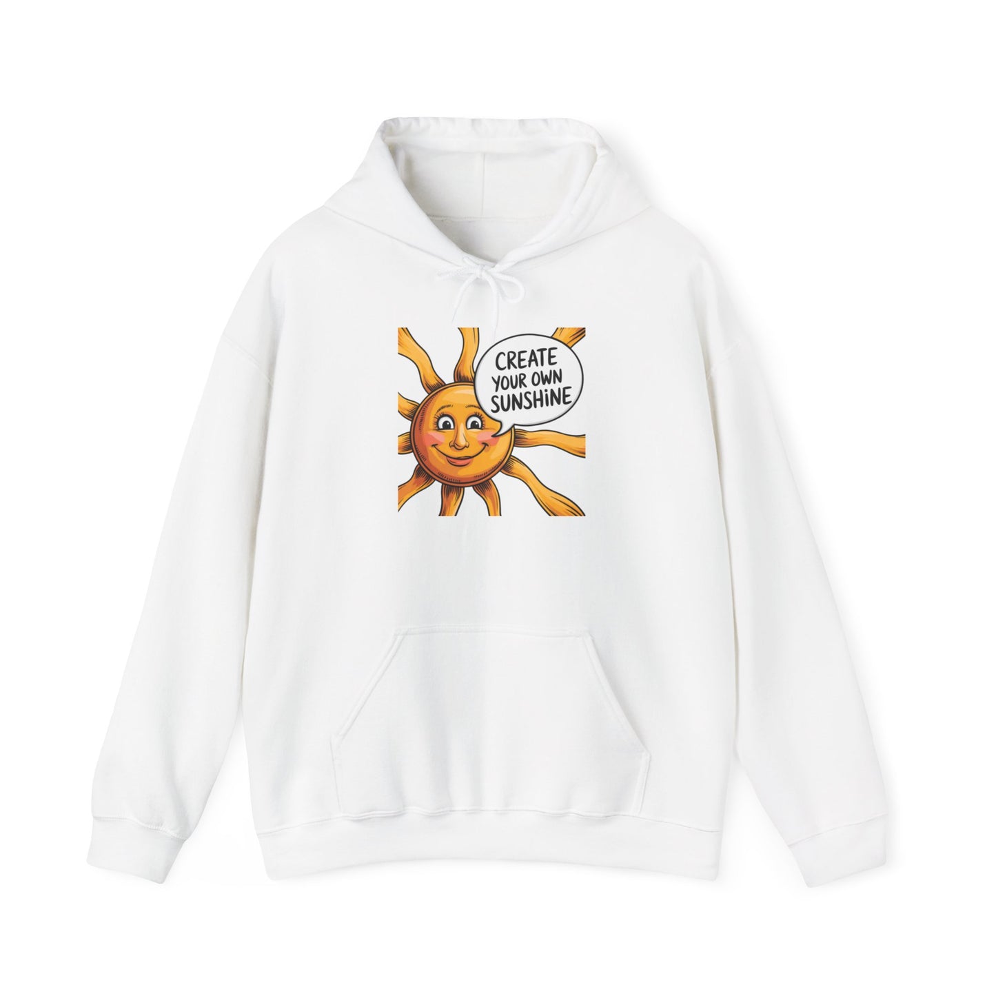 Create Your Own Sunshine Routine Hoodie, Hooded Sweatshirt