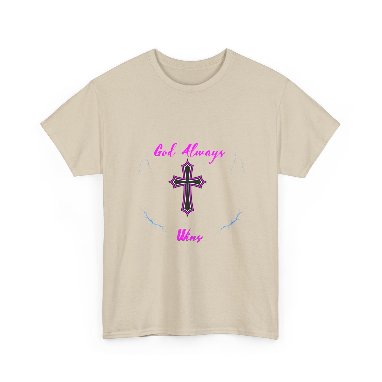 GOD always Wins Unisex Heavy Cotton Tee