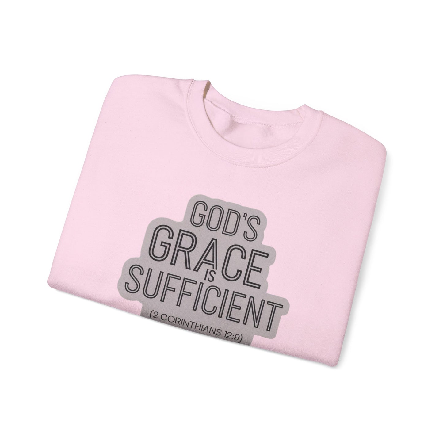 GODS Grace Is Sufficient Unisex Heavy Blend™ Crewneck Sweatshirt