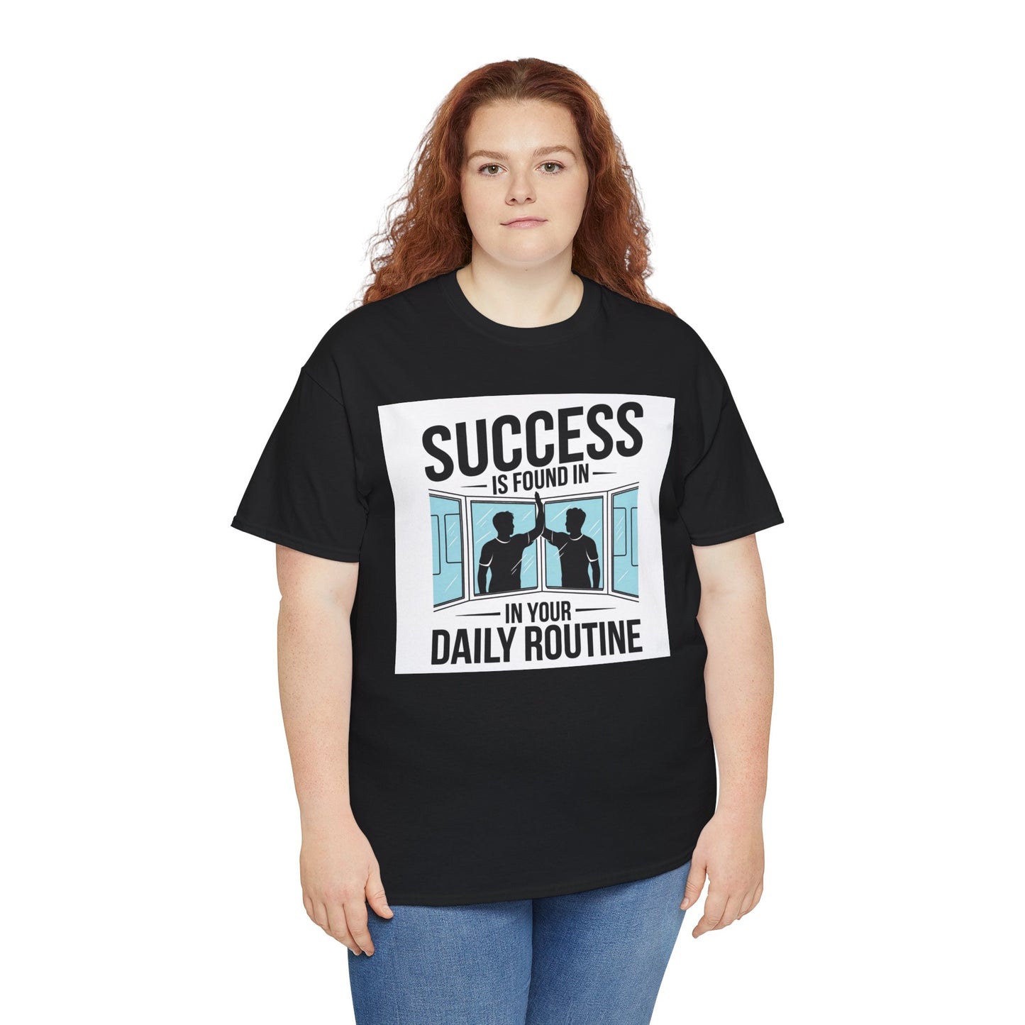 Success Is Found In Your Daily Routine Unisex Heavy Cotton Tee