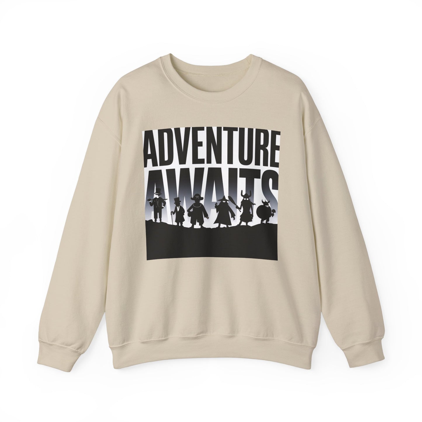 Adventure Awaits Sweatshirt Gildan 18000