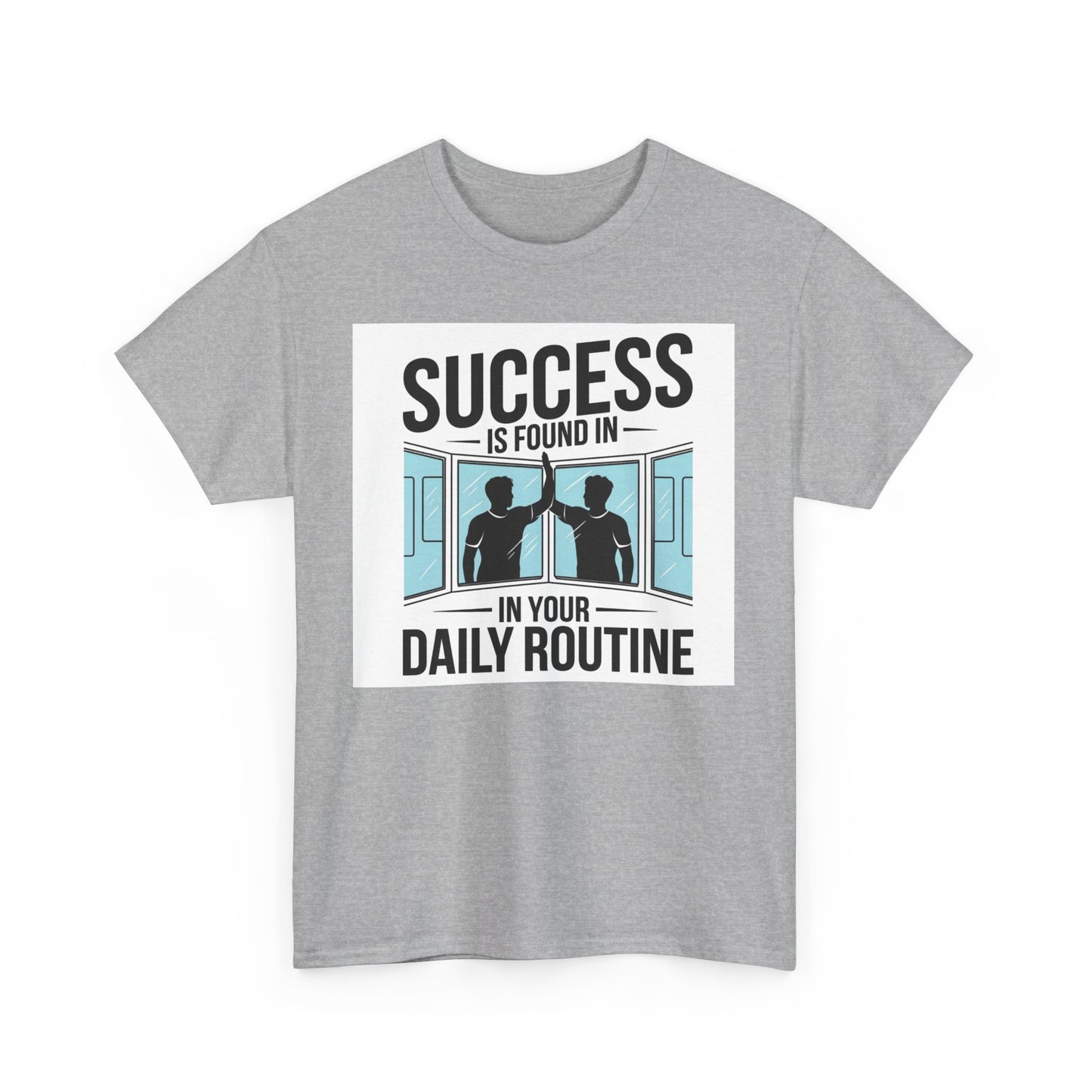 Success Is Found In Your Daily Routine Unisex Heavy Cotton Tee