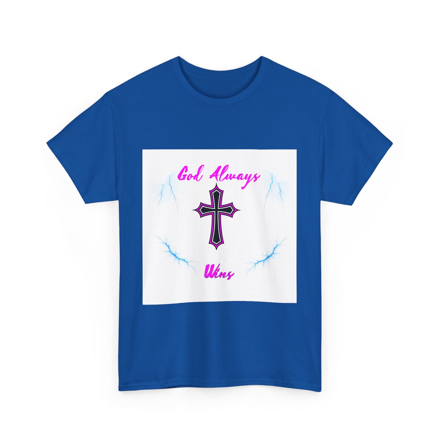 GOD Always Wins Unisex Heavy Cotton Tee