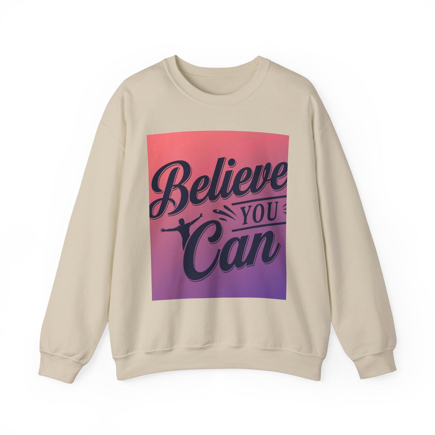 Believe You Can Unisex Heavy Blend™ Crewneck Sweatshirt Gildan 18000