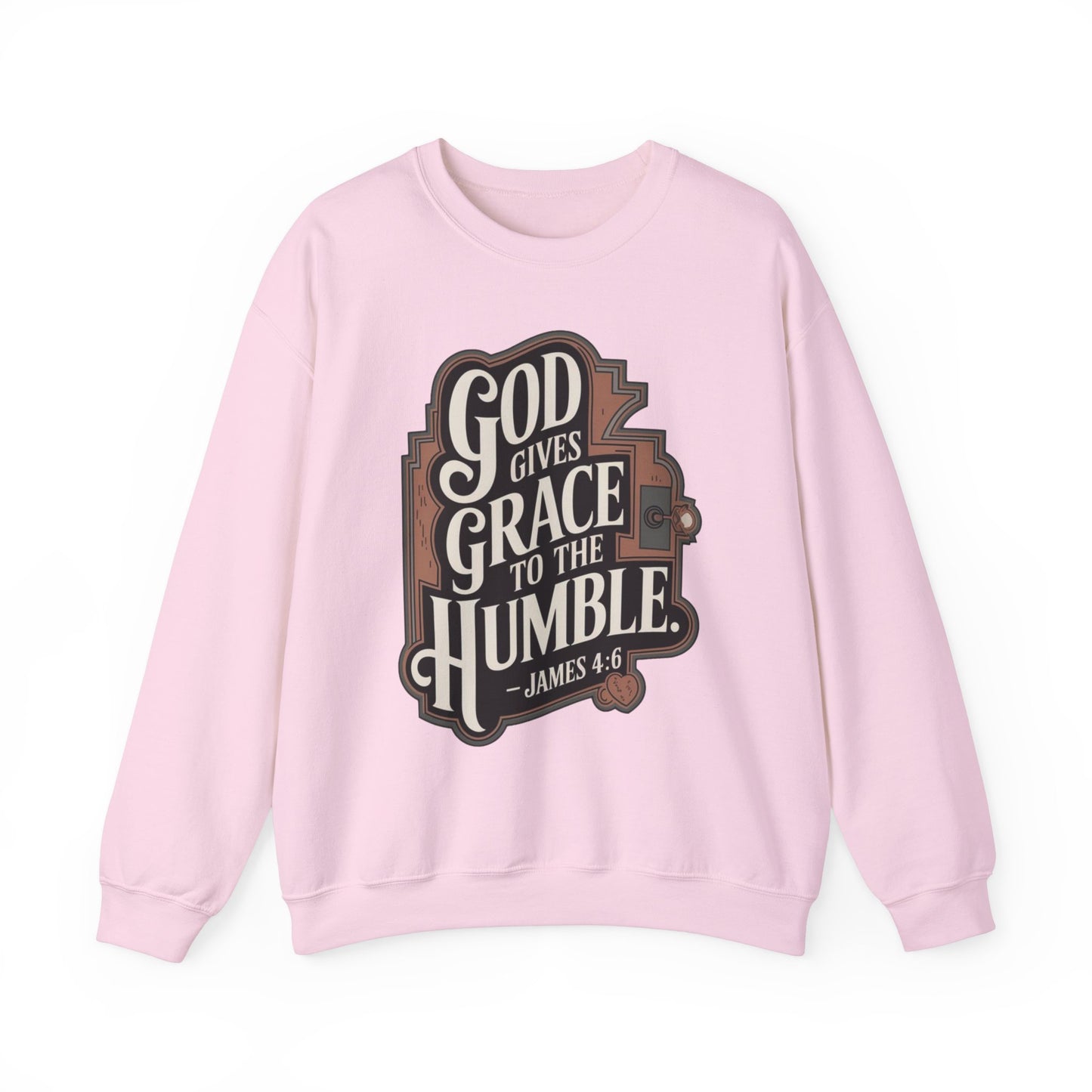 GOD Gives Grace To The Humble Sweatshirt Unisex Heavy Blend™ Crewneck