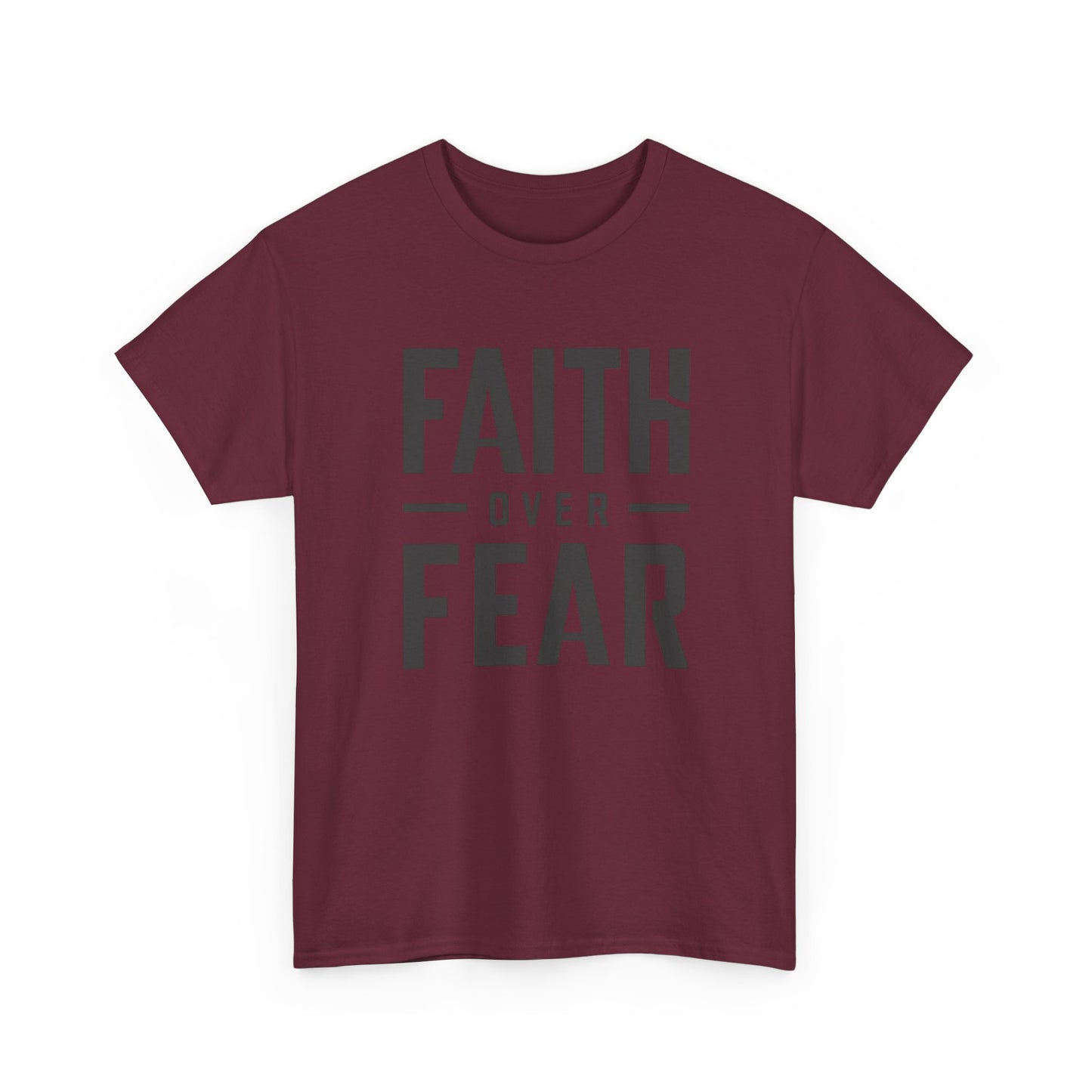 Faith Over Fear Unisex Heavy Cotton Tee