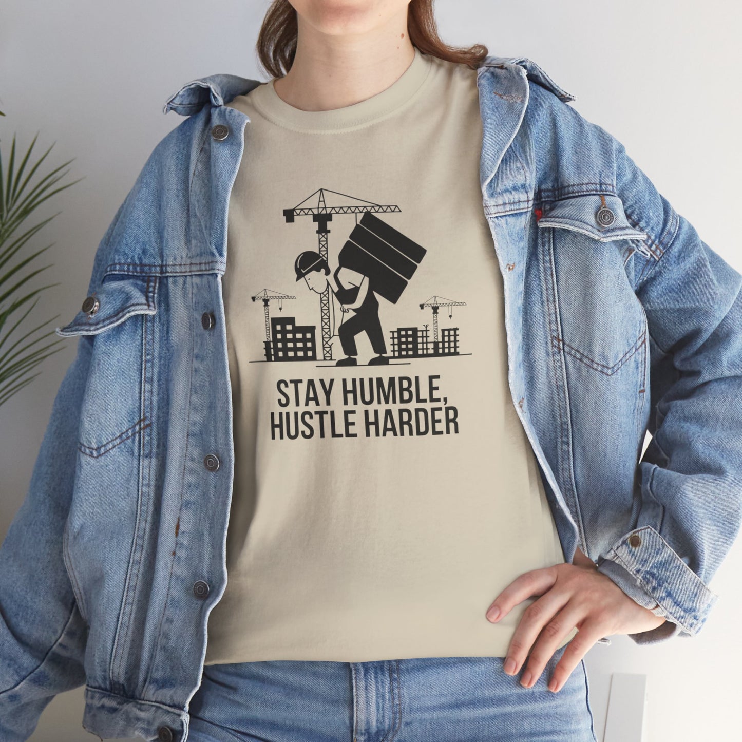 Stay Humble Hustle Harder Unisex Heavy Cotton Tee