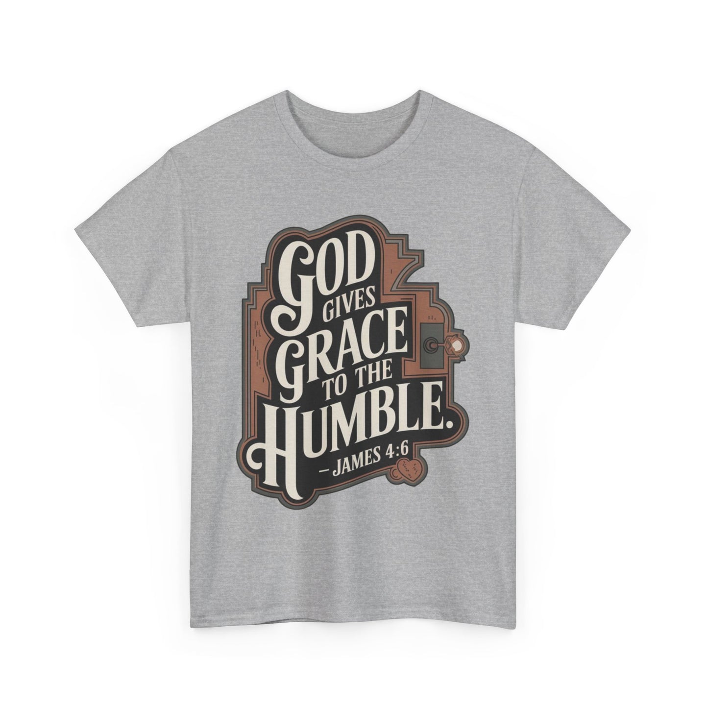 GOD Gives Grace To The Humble Unisex Heavy Cotton Tee